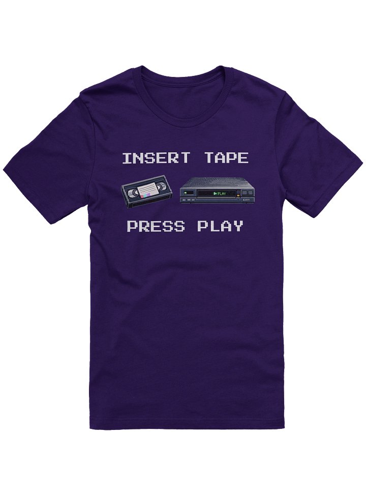 Insert Tape Press Play T-Shirt product image (2)