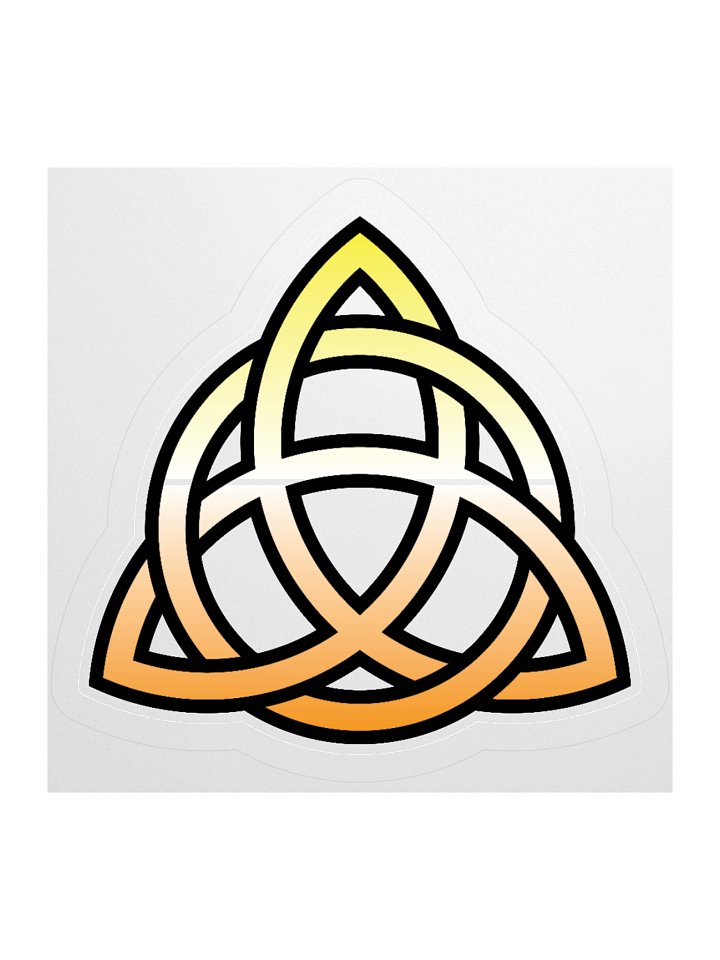Maverique Pride Gradient Celtic Knot Sticker product image (1)