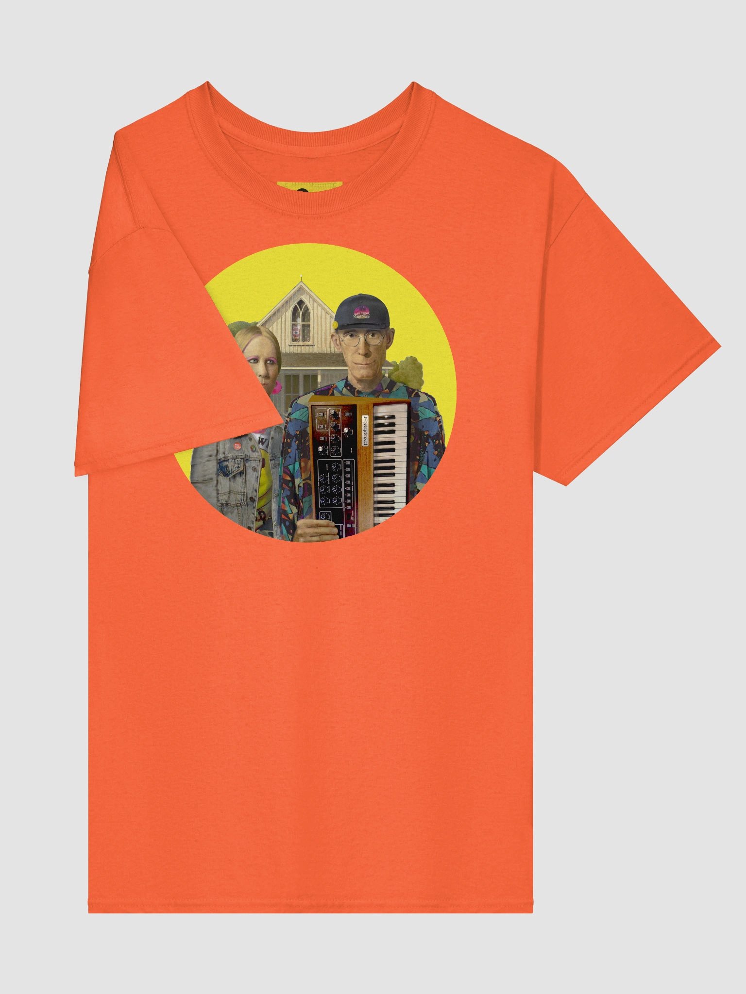 American Prophet by Frank Fonik (SeQuential CirCuits ProPhet5 Tribute), Techno EDM Unisex T-Shirt product image (4)