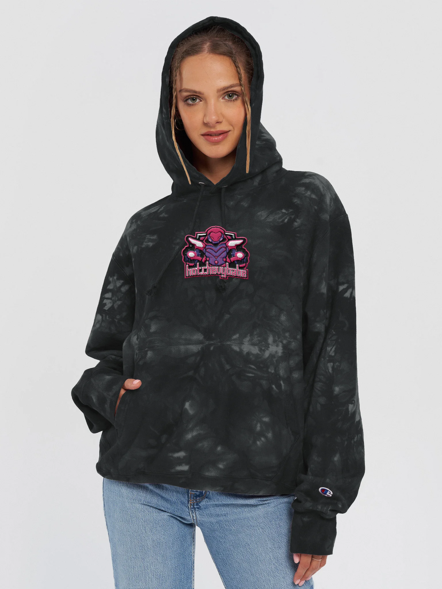 tie dye hoodie product image (5)