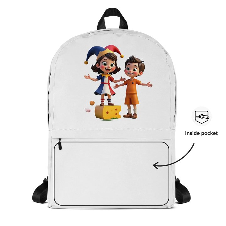 🇳🇱 JessyJesty Netherlands Adventure Backpack – Whimsical Dutch Icons in a Functional Design product image (2)
