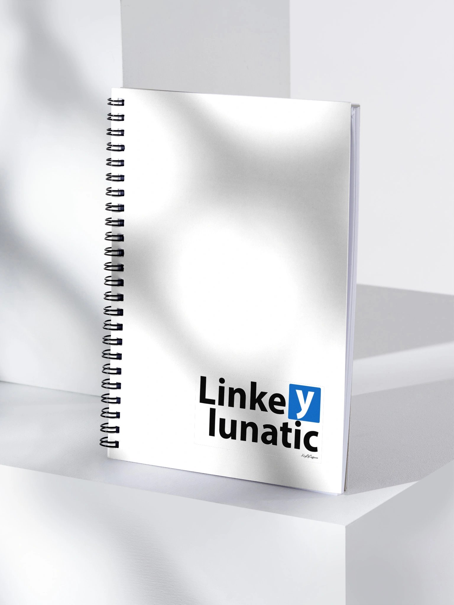 LinkedIn Lunatic Spiral Notebook product image (4)