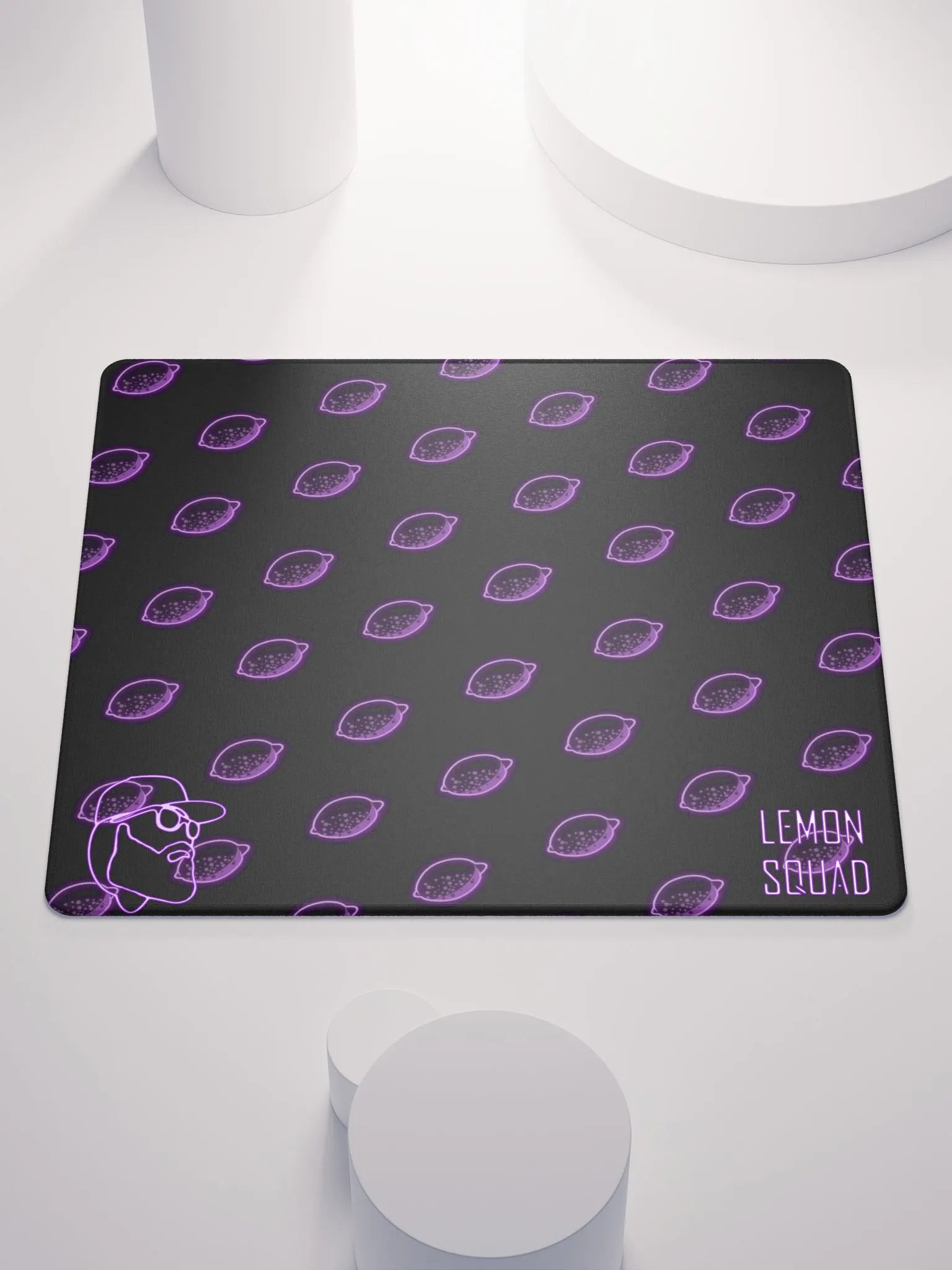 Squad Purp Grid Mouse Pad product image (1)