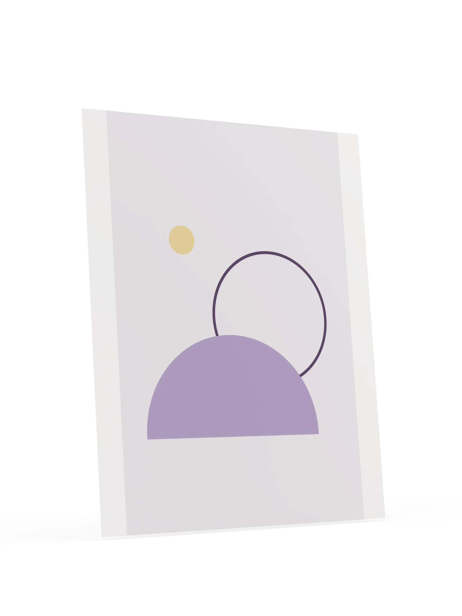 Lavender Moon Print | Abstract Bathroom Wall Art product image (6)
