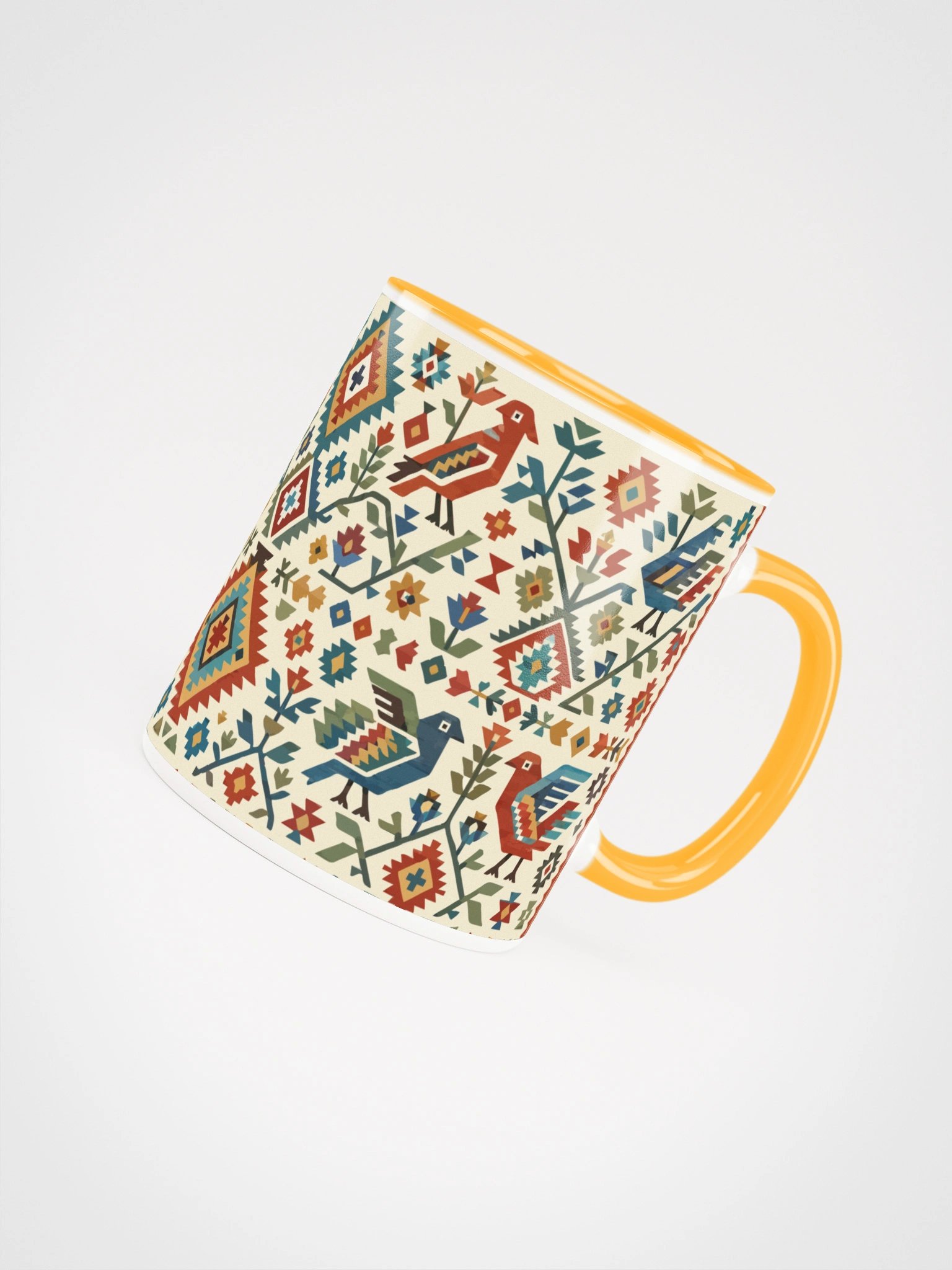 Folk Art Mug – Birds & Blooms product image (5)