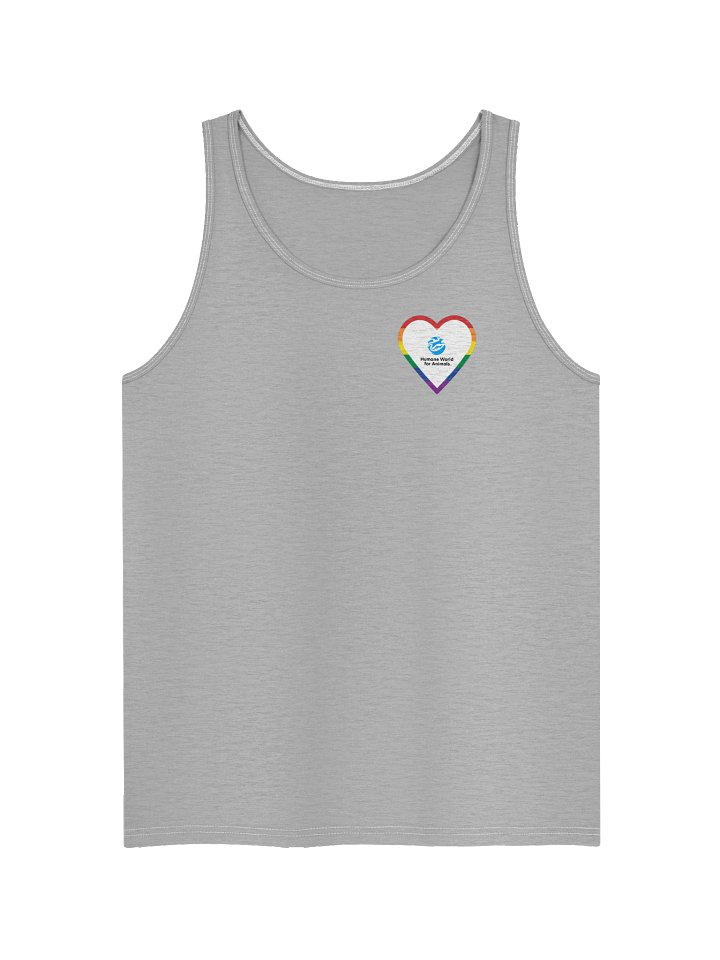 Rainbow heart logo - Tank top product image (3)