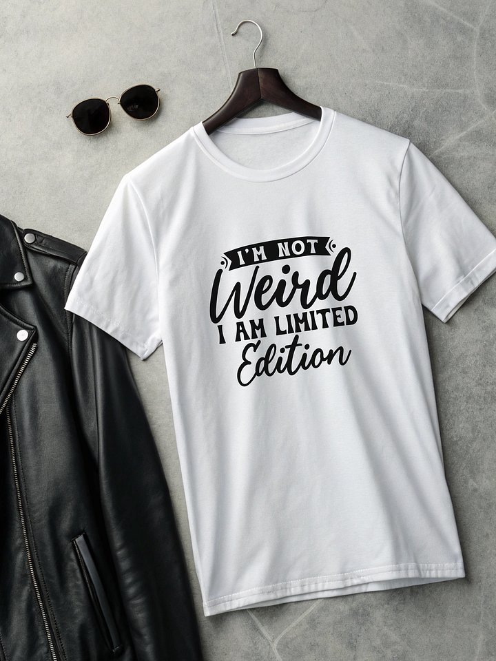 I'm Not Weird I Am Limited Edition Women White T-Shirt product image (2)
