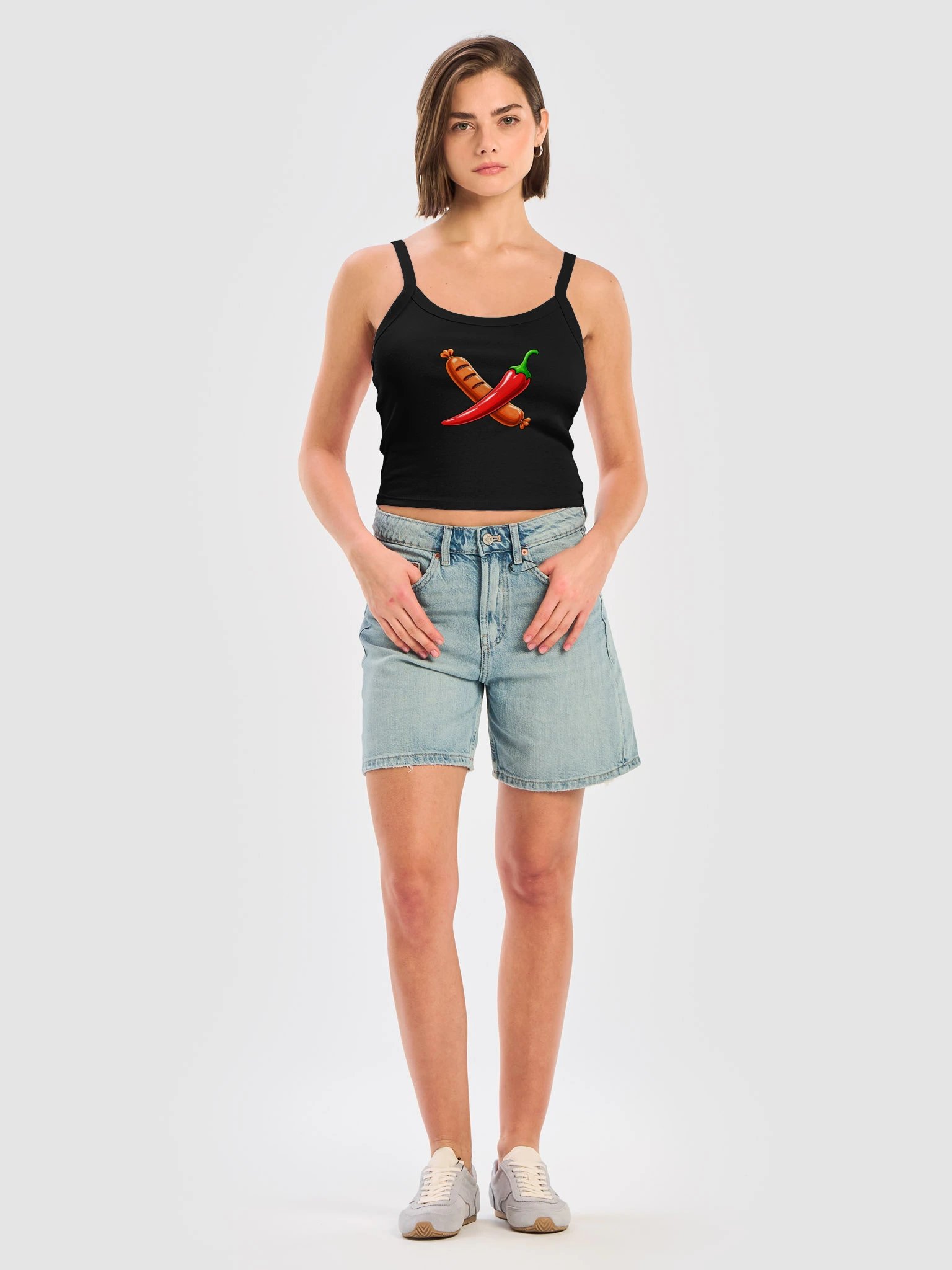 Sausage and Peppers Women’s Micro-Rib Tank product image (5)