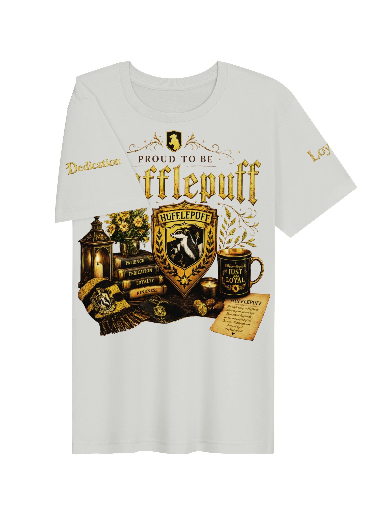 🦡 Vintage Wizarding House Collection – Proud to Be Hufflepuff T-Shirt product image (20)