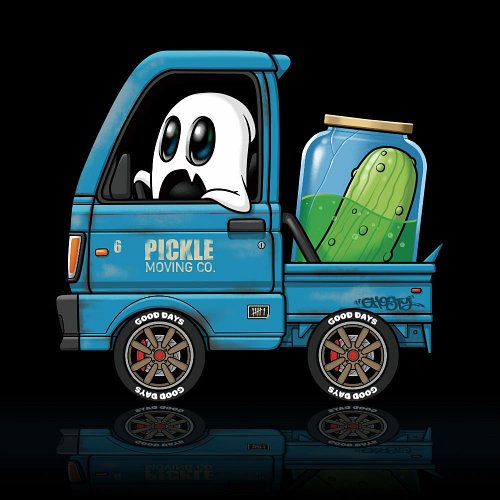 👻 Exclusive Pickle Moving Co. Truck is available now at my FW shop. Only 6 left! Won’t be making these again, so grab one whi...