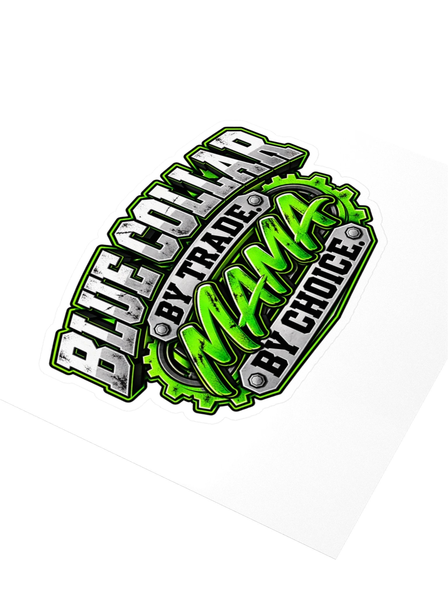 Moose Blue Collar Mama Sticker product image (3)