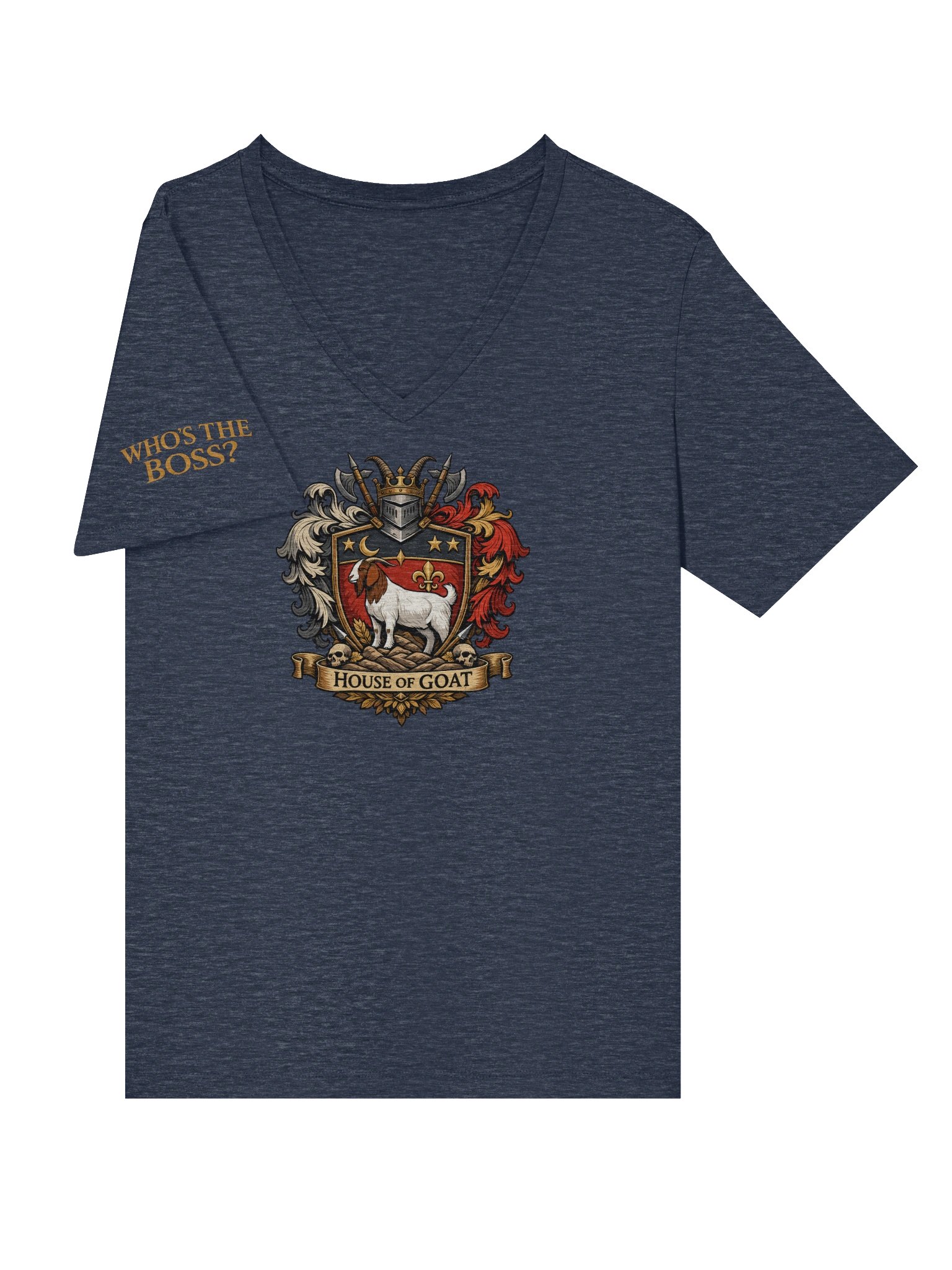 ROUND 43: HOUSE OF GOAT WOMEN'S V-NECK product image (1)