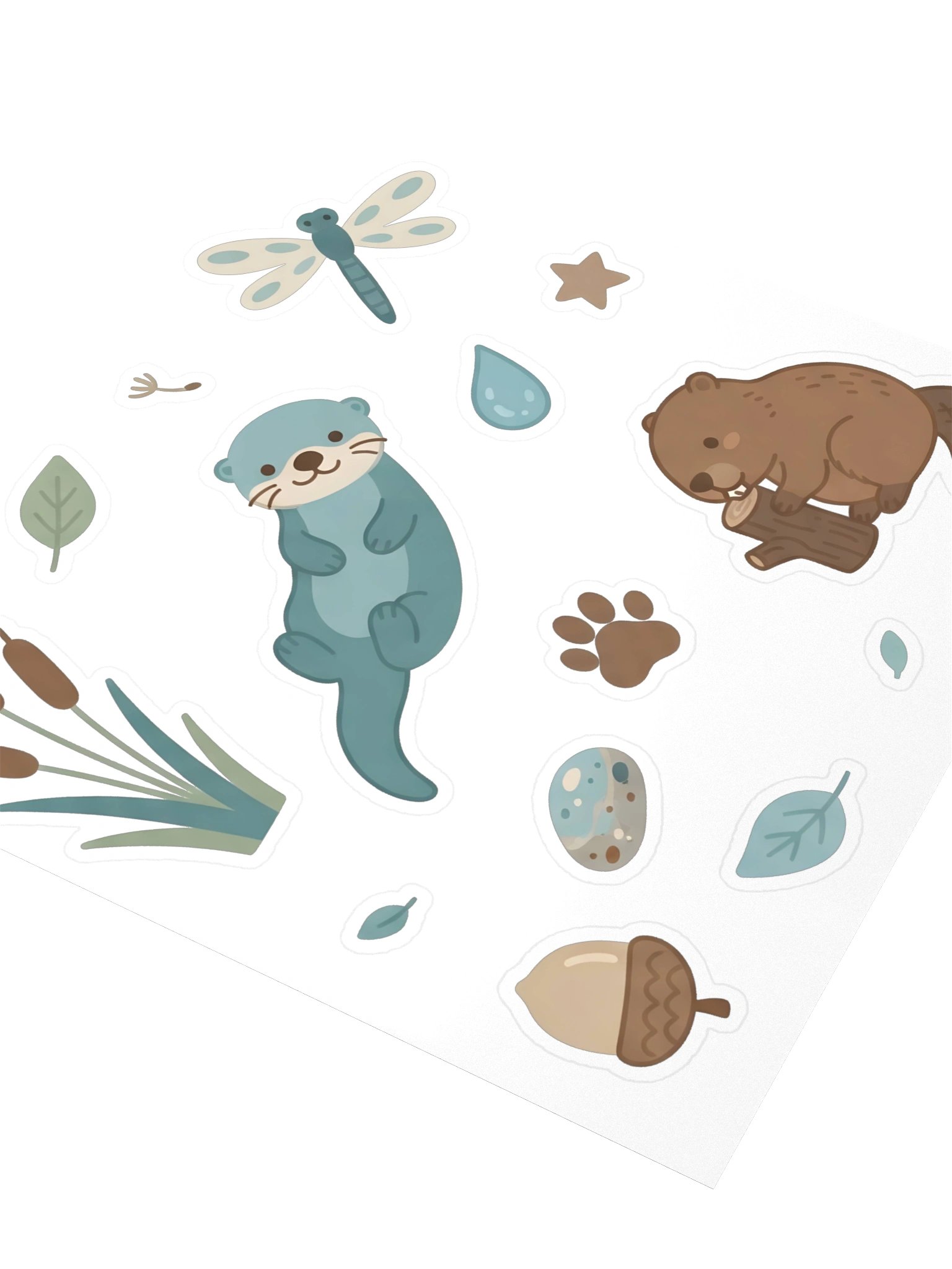Woodland Wetland Animal Kiss Cut Stickers product image (4)