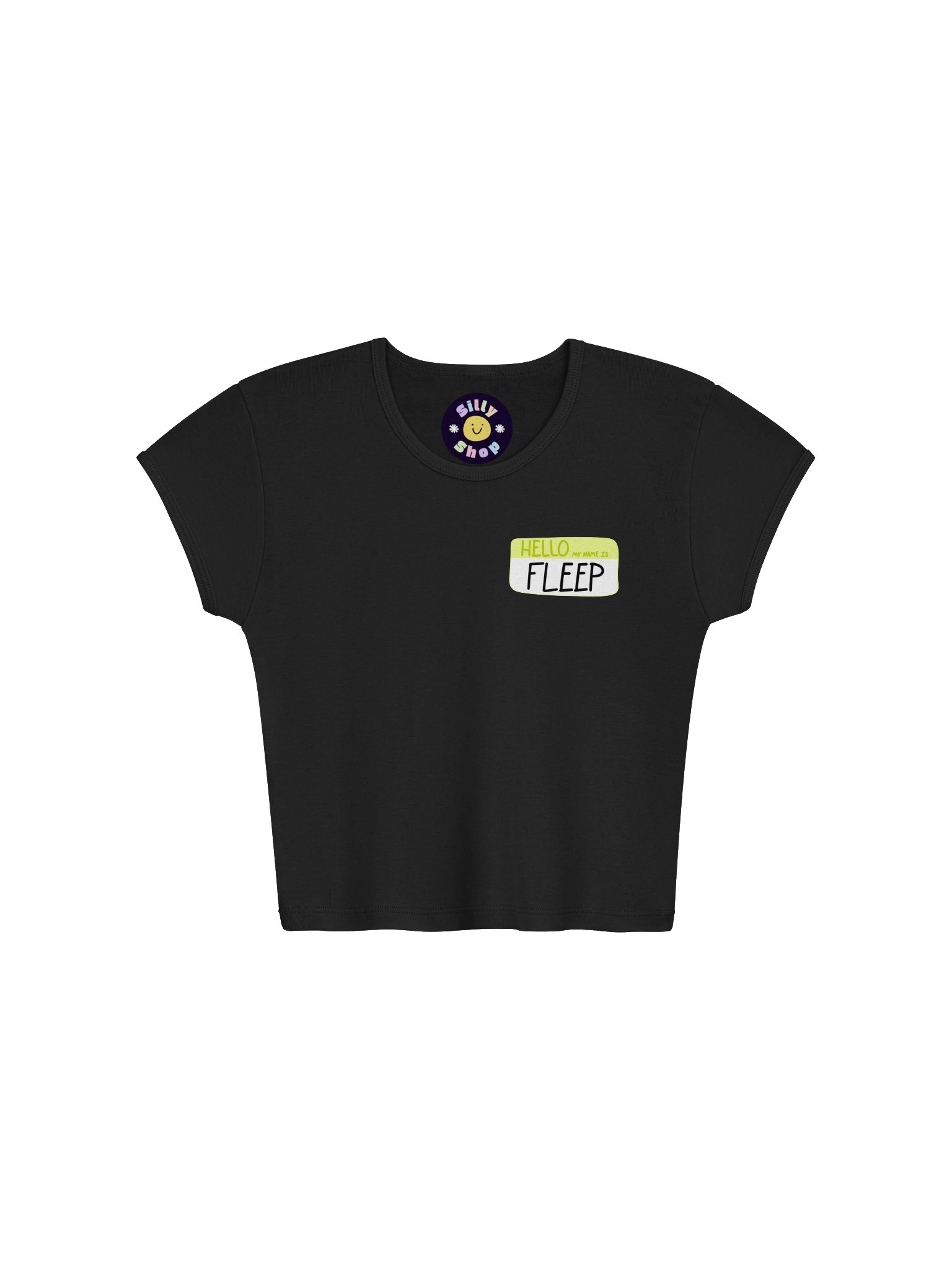 Hello My Name Is Fleep - Crop Top product image (7)