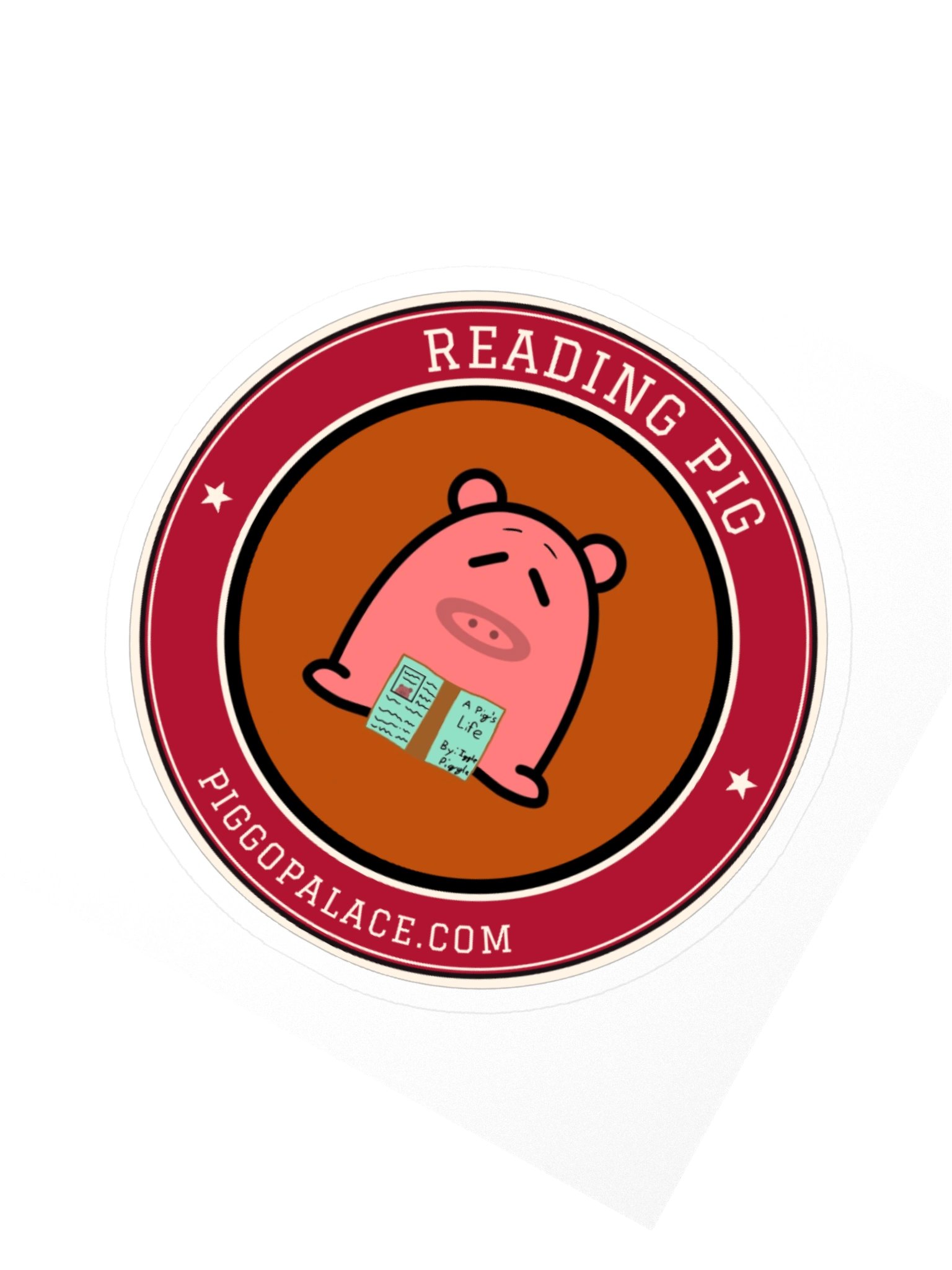 Reading Pig Varsity Sticker product image (5)