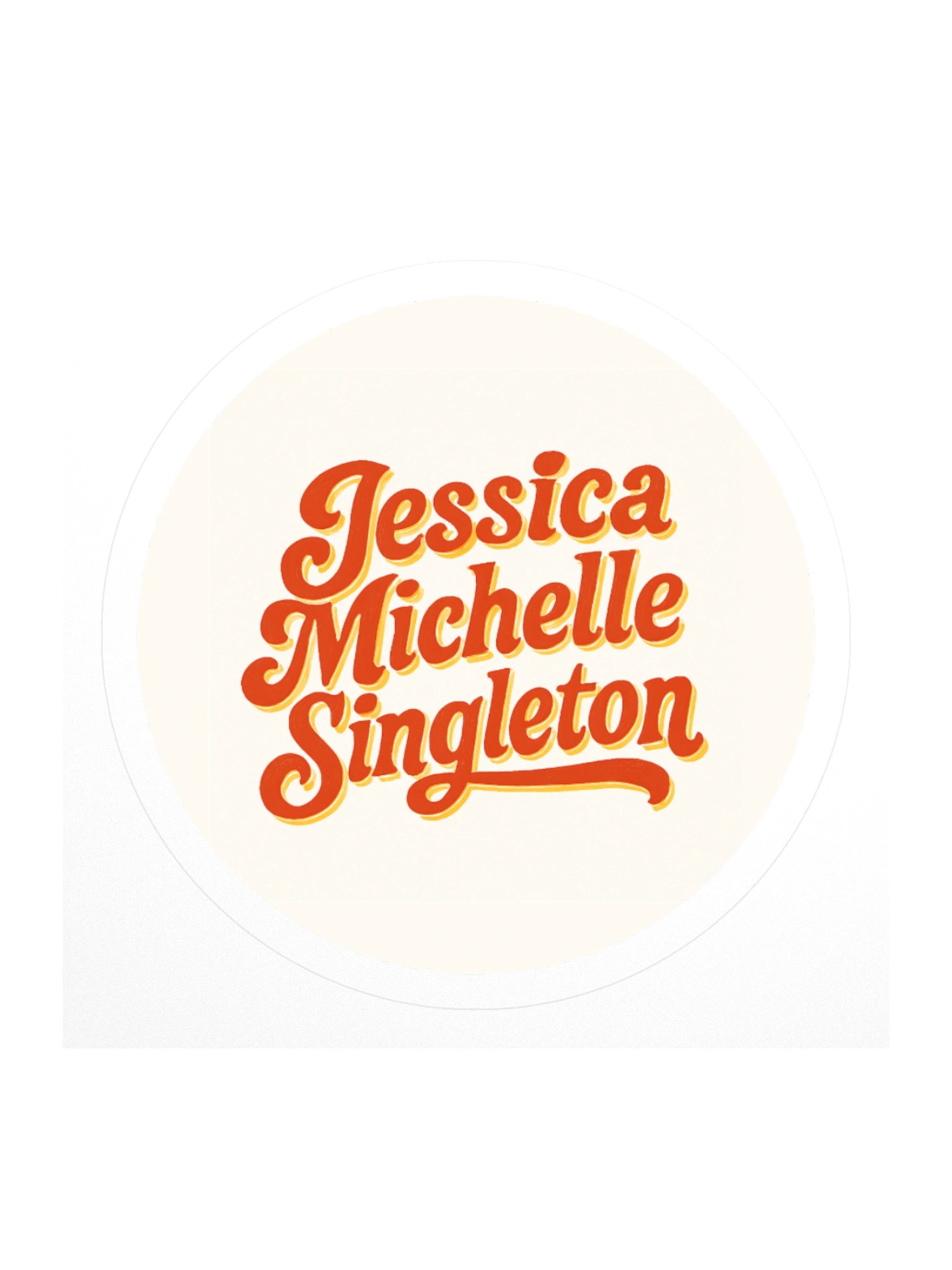 Jessica Michelle Singleton Western Sticker product image (2)