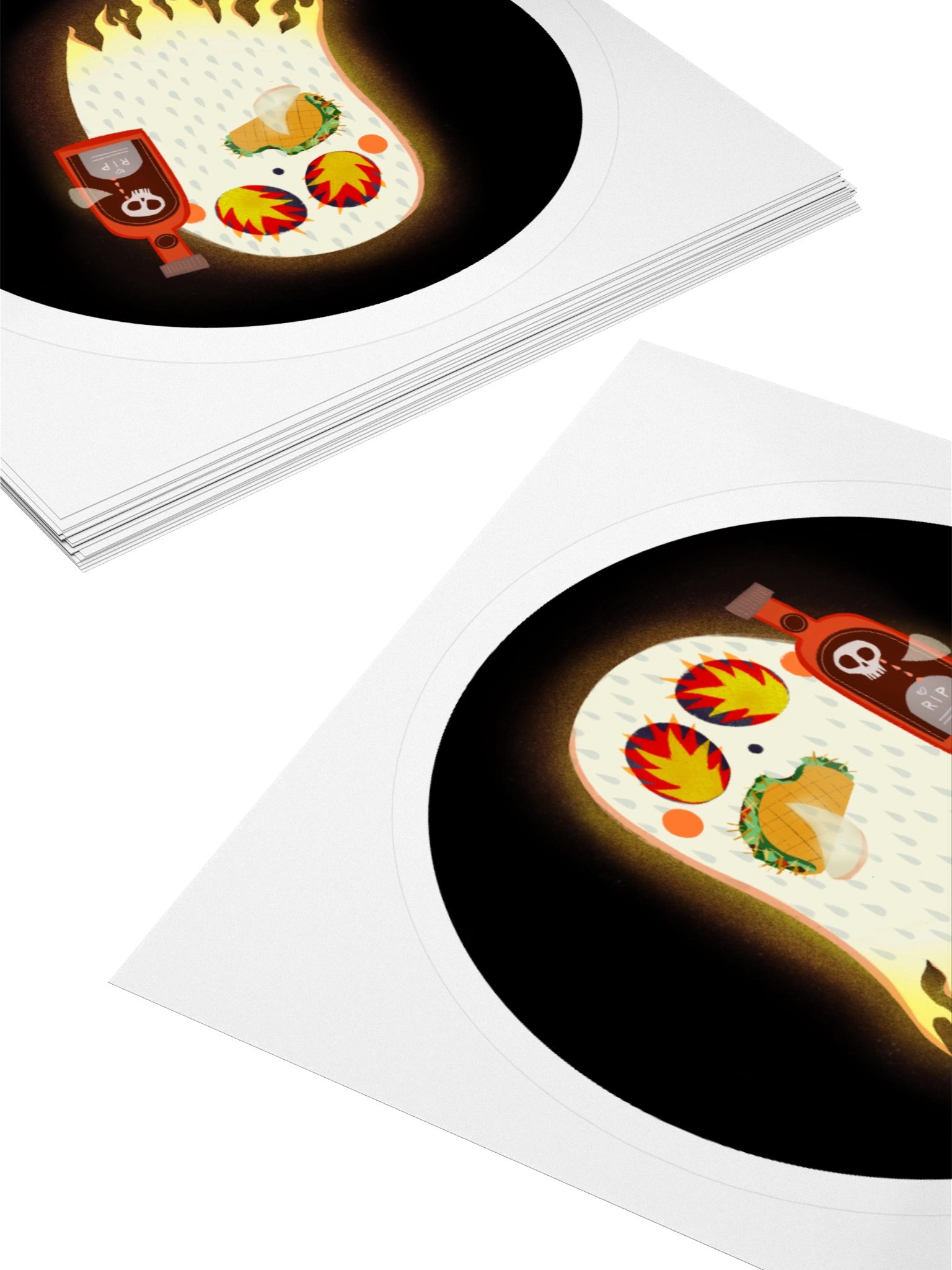 Little Ghost Hot Sauce - Vinyl Sticker product image (4)