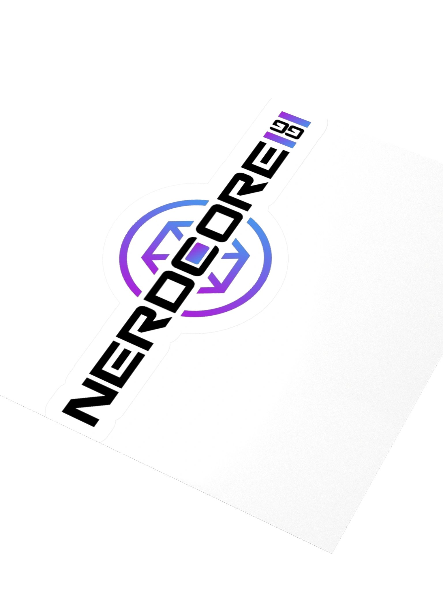 NERDCORE Full Logo Sticker product image (8)