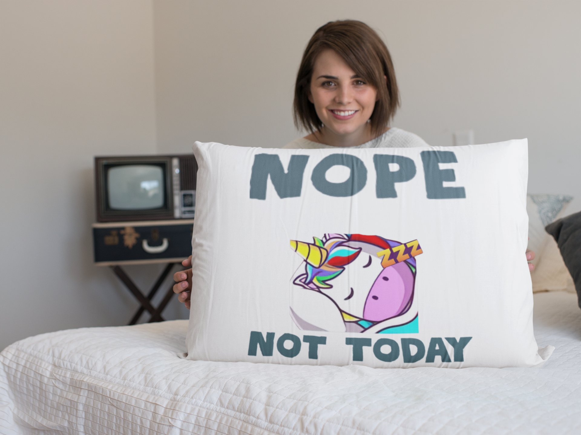 NOPE Pillow - One Side Print product image (1)