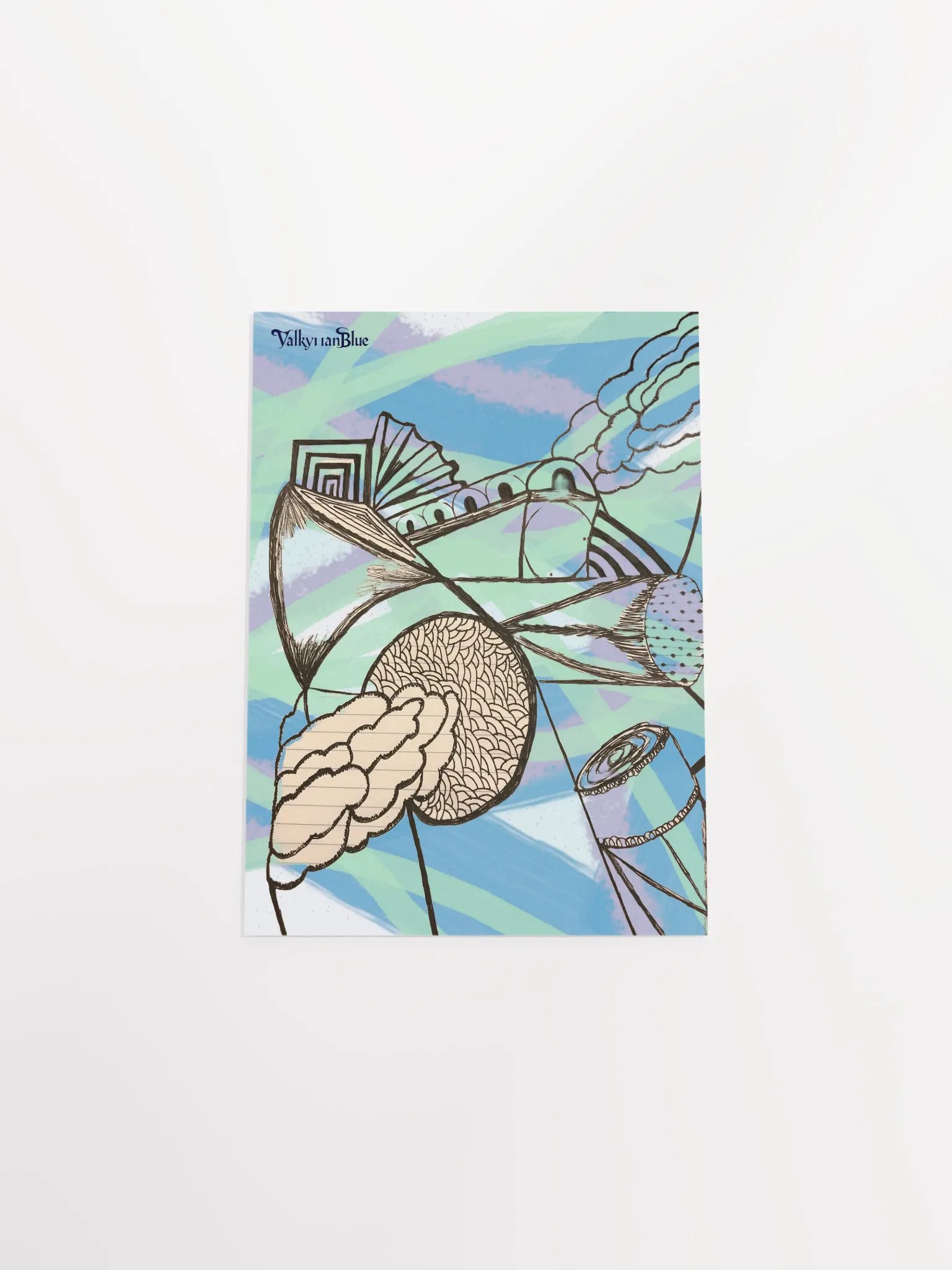 Whimsical Architectural Zentangle Poster product image (14)