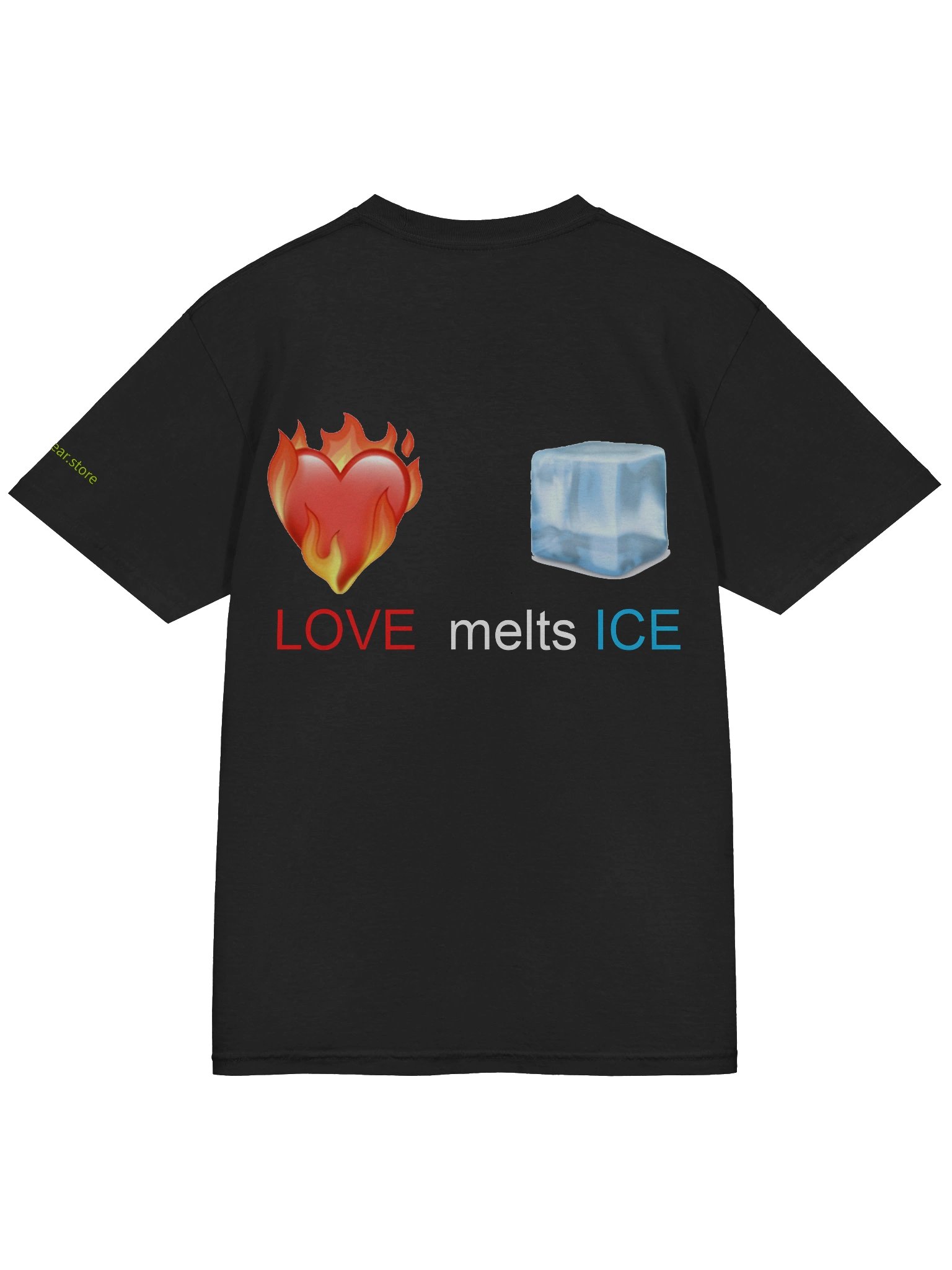 LOVE melts ICE T-Shirt Back Print product image (4)