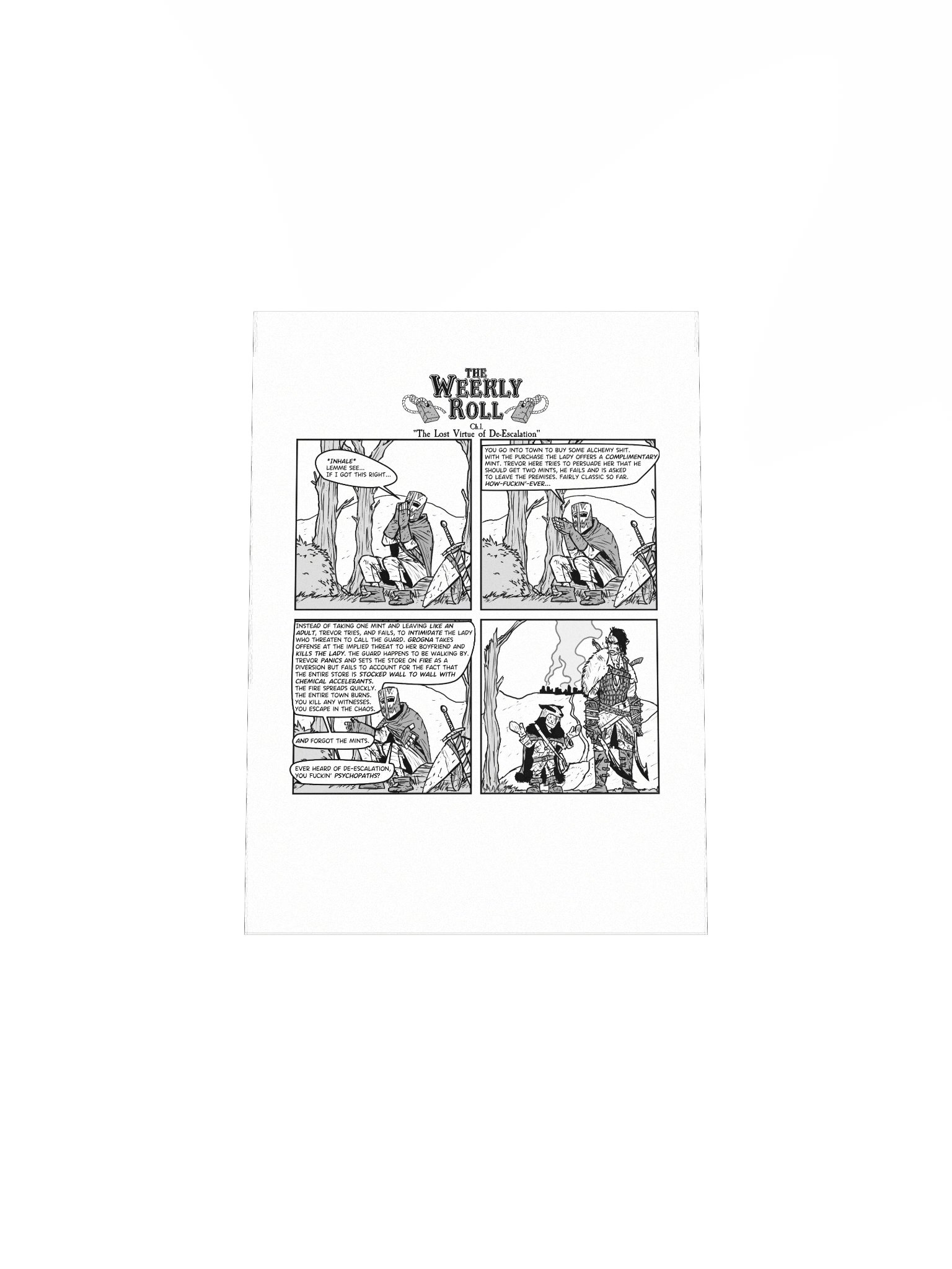 The Weekly Roll Ch. 150. Print Rectangular product image (14)