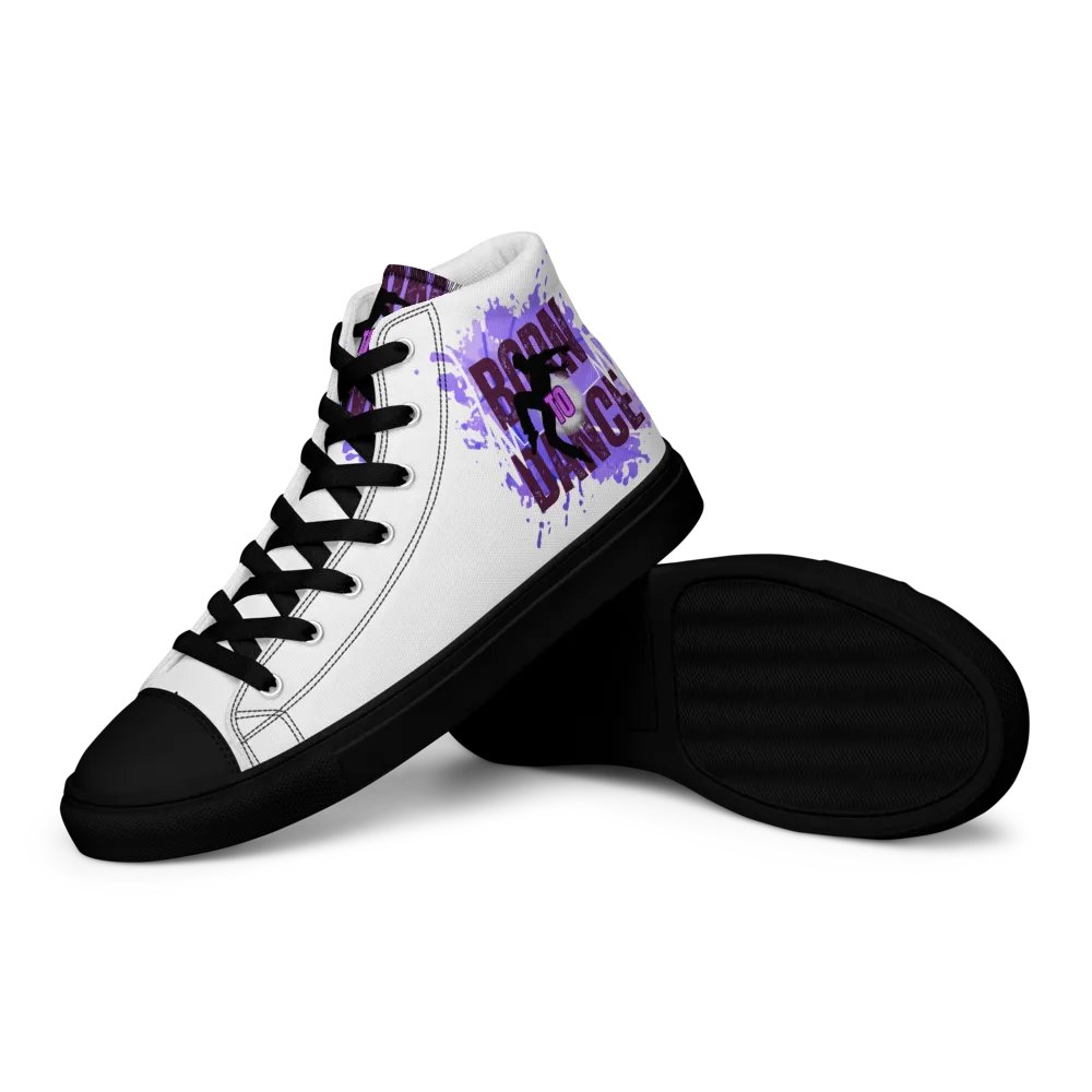Energetic Born to Dance His Silhouette Men's High Tops product image (11)