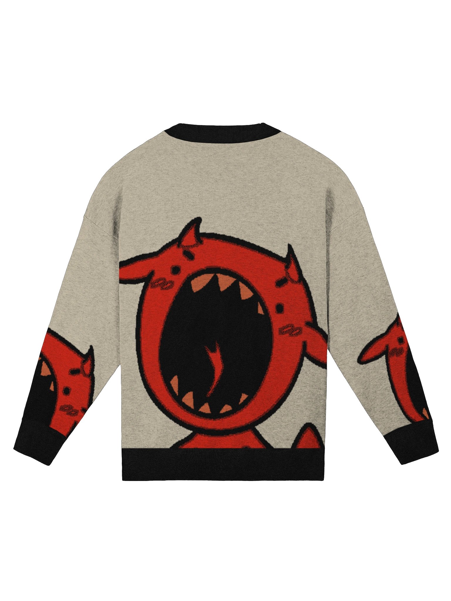 STRAIGHT UP DEMONIC SWEATER. product image (1)