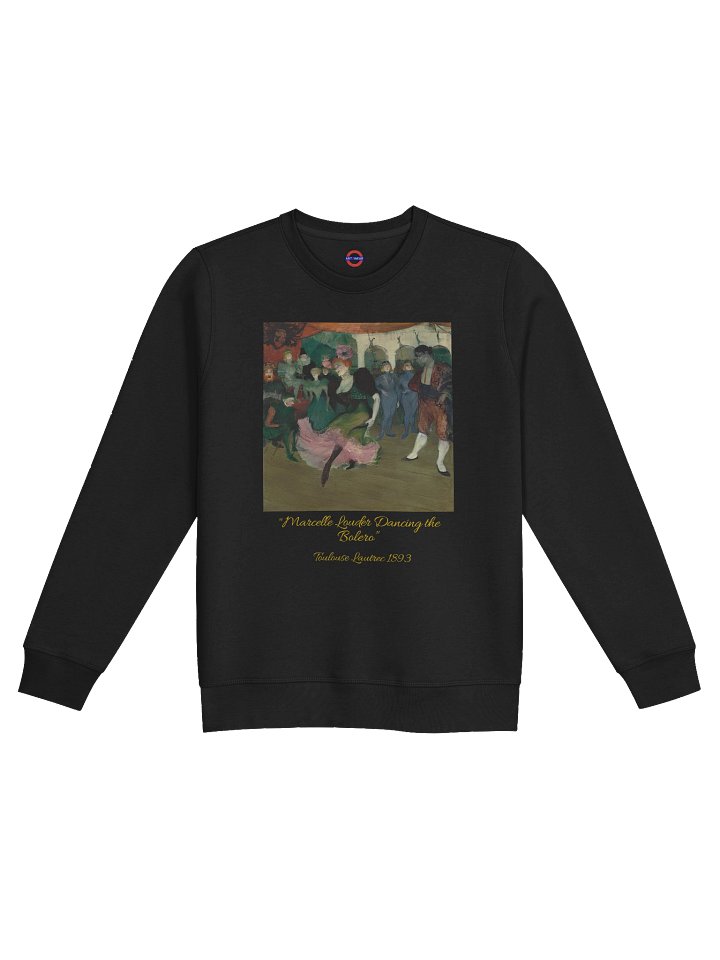 Marcelle Lender Dancing the Bolero — Toulouse-Lautrec Wearable Art Sweatshirt product image (2)
