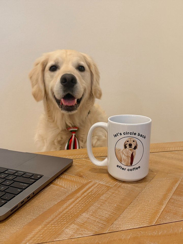 Let’s Circle Back After Coffee Mug (15 oz) product image (1)