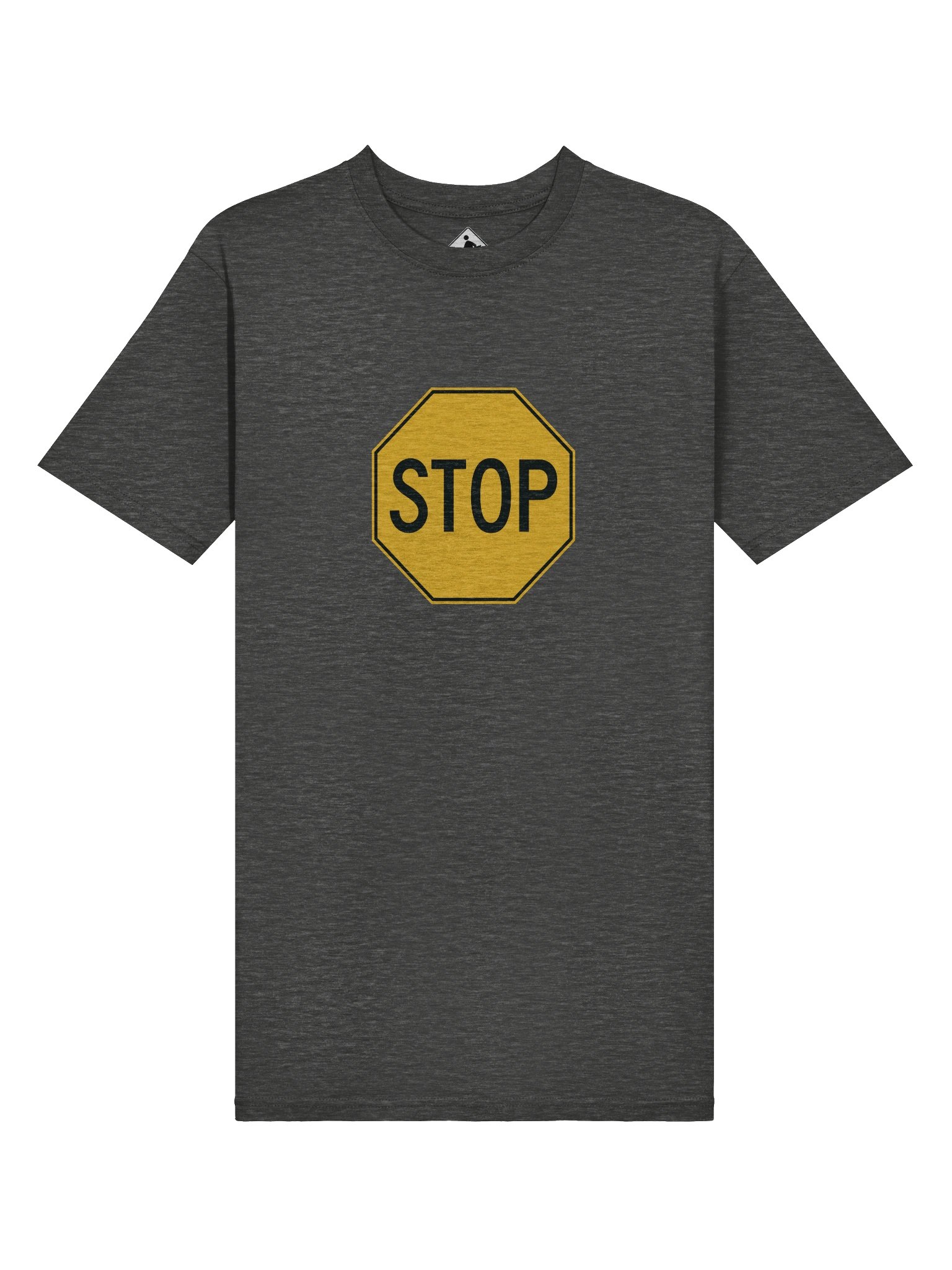 Yellow Stop Sign Heavyweight Tee product image (3)