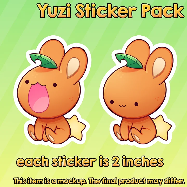 Yuzimii Sticker Set [PREORDER] product image (1)