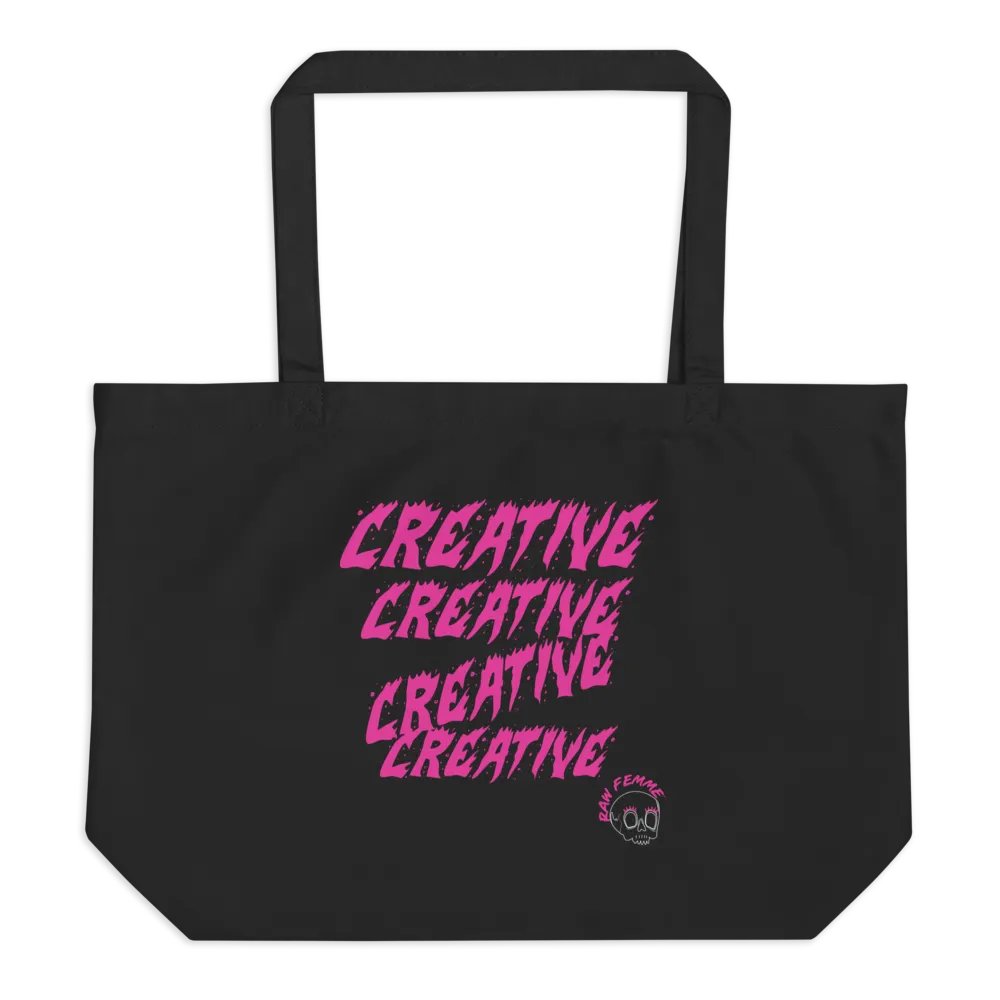 Creative Black Tote by Raw Femme product image (1)