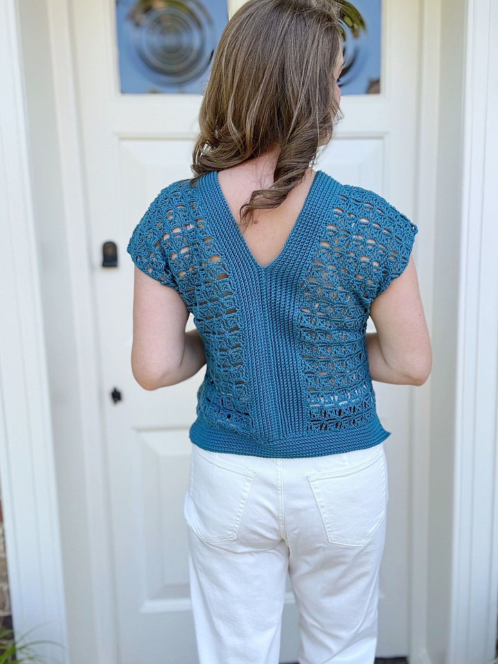 Violet Lace Crochet Top Pattern product image (2)