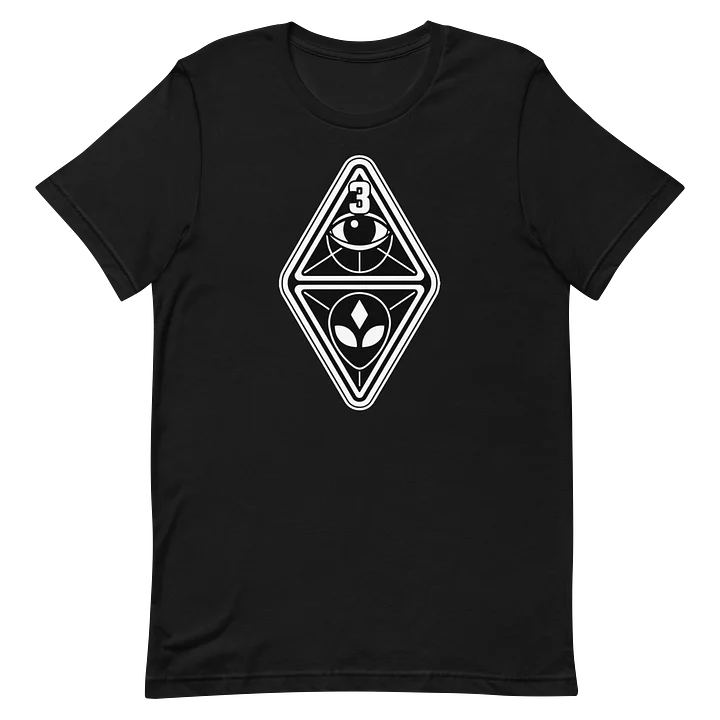 3 EYED ALIEN — EMBLEM on Bella+Canvas Unisex Supersoft T-Shirt product image (2)