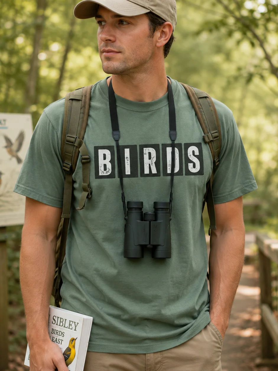 Birds Vintage Graphic T-Shirt – Birds Classic Block Letter Tee for Bird Lovers product image (6)