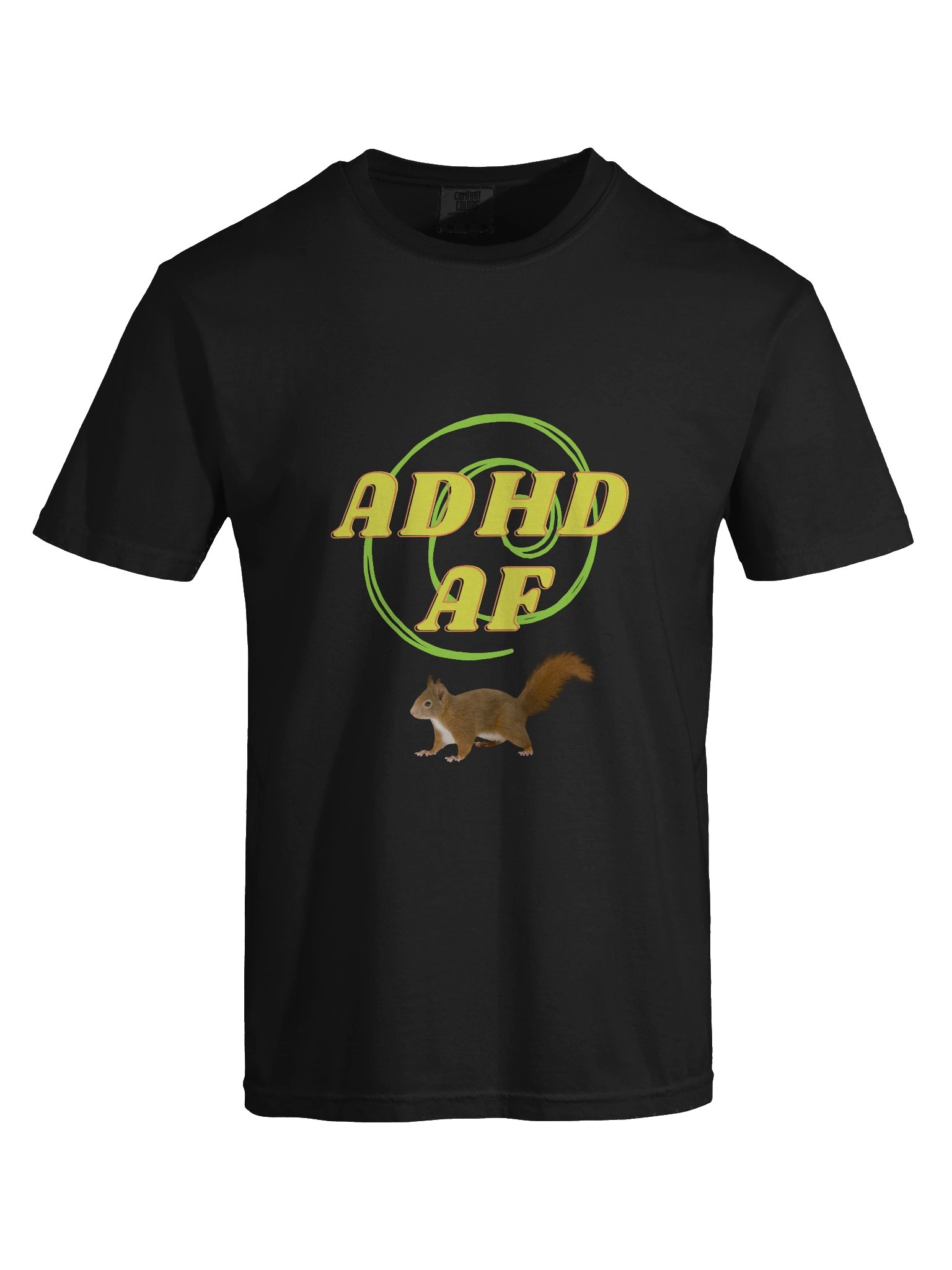 ADHD AF Green Swirl T-Shirt product image (13)