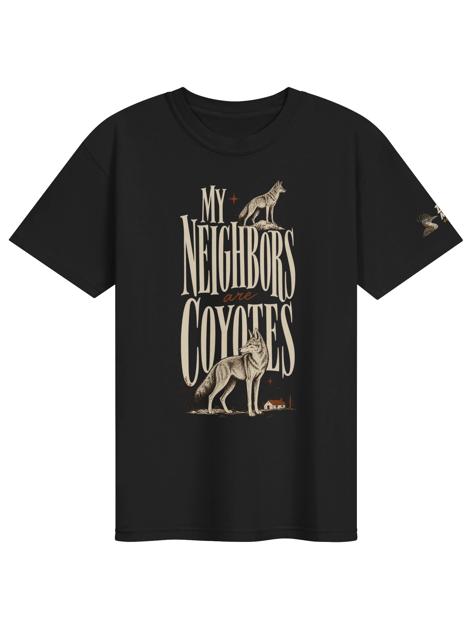 My Neighbors Are Coyotes – Desert Life T-Shirt product image (5)