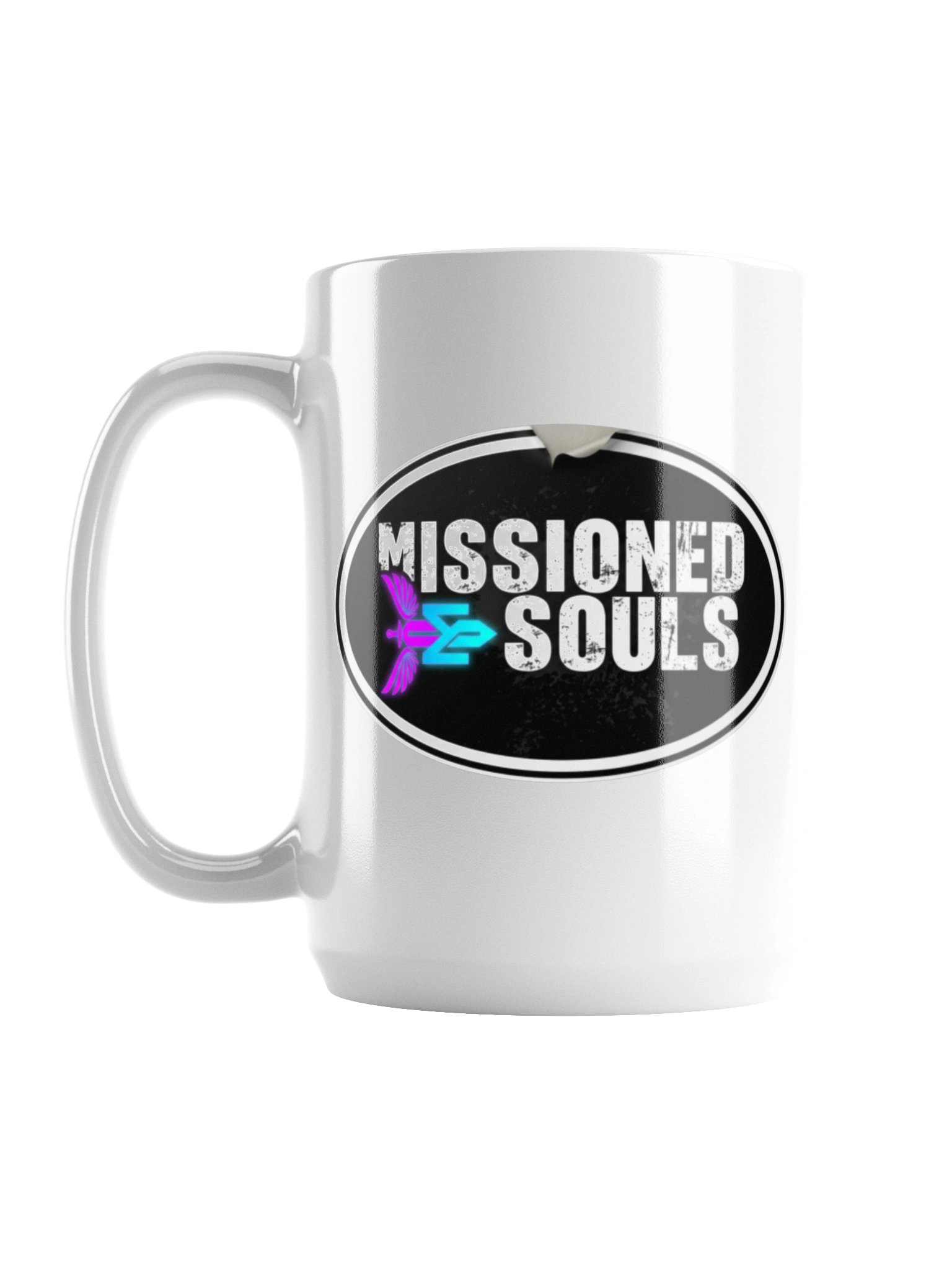 Missioned Souls Neon Oval Mug product image (1)