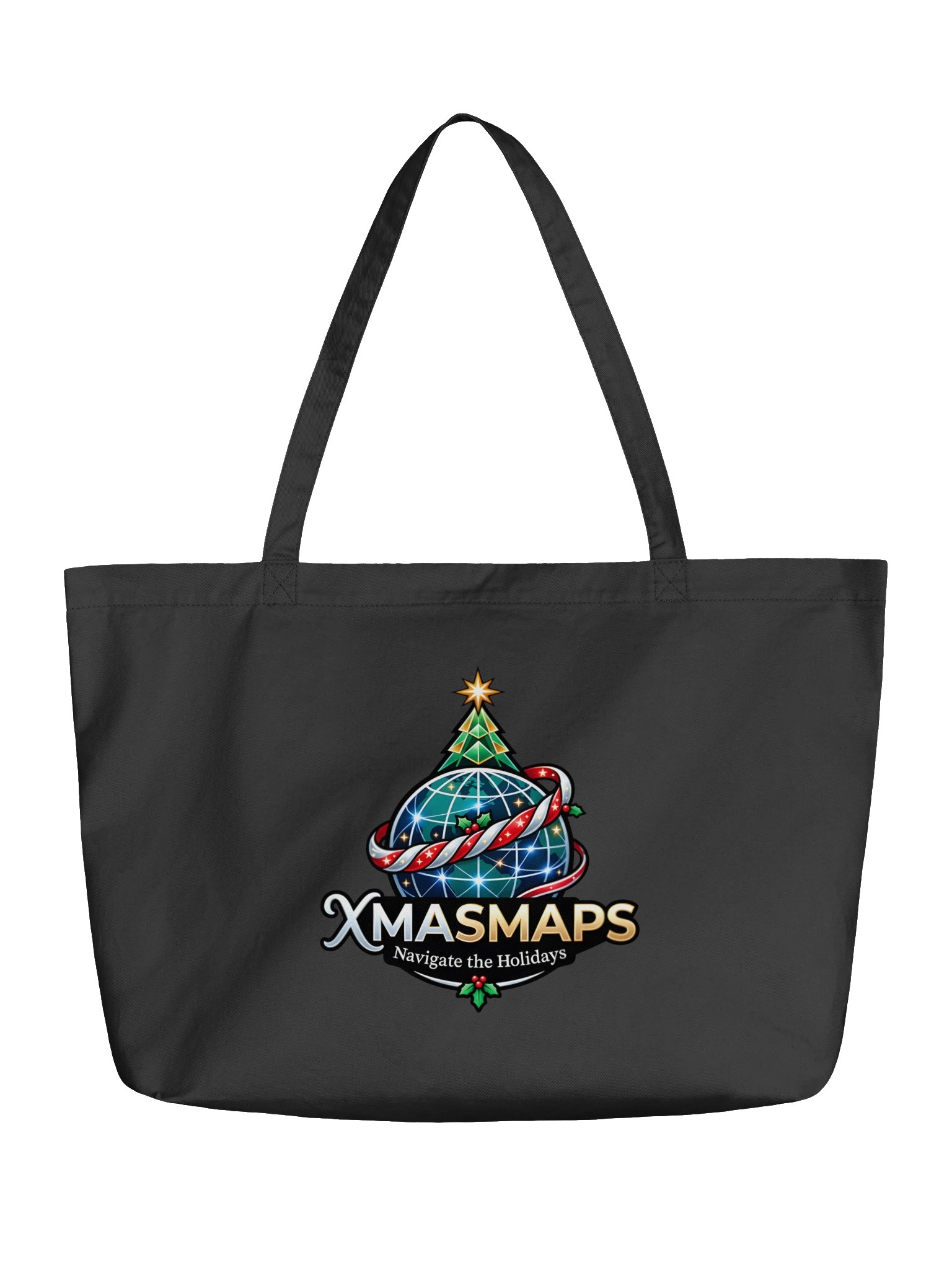 XmasMaps Premium Heavyweight Tote Bag product image (1)