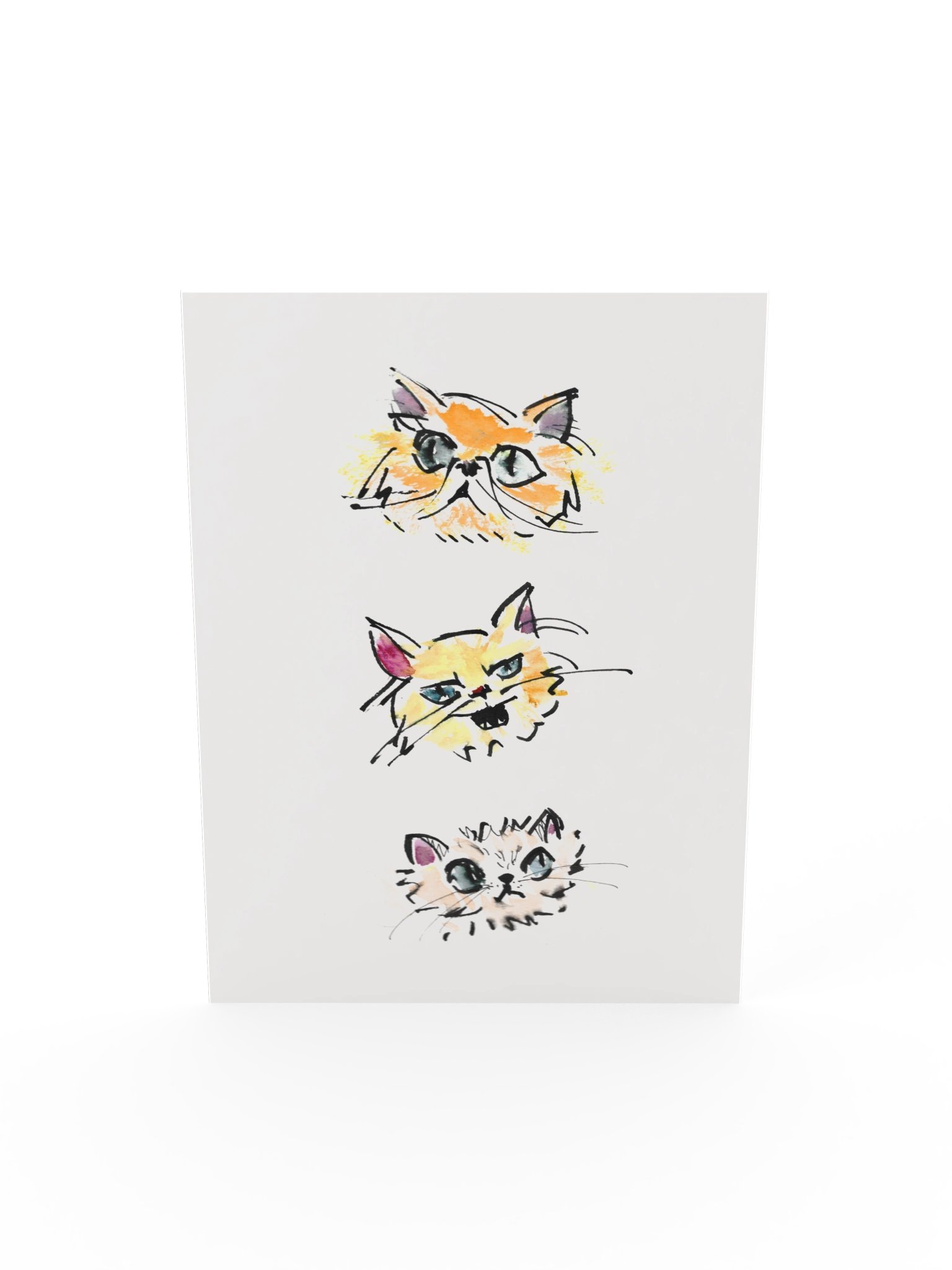 Three Cats- Print product image (5)