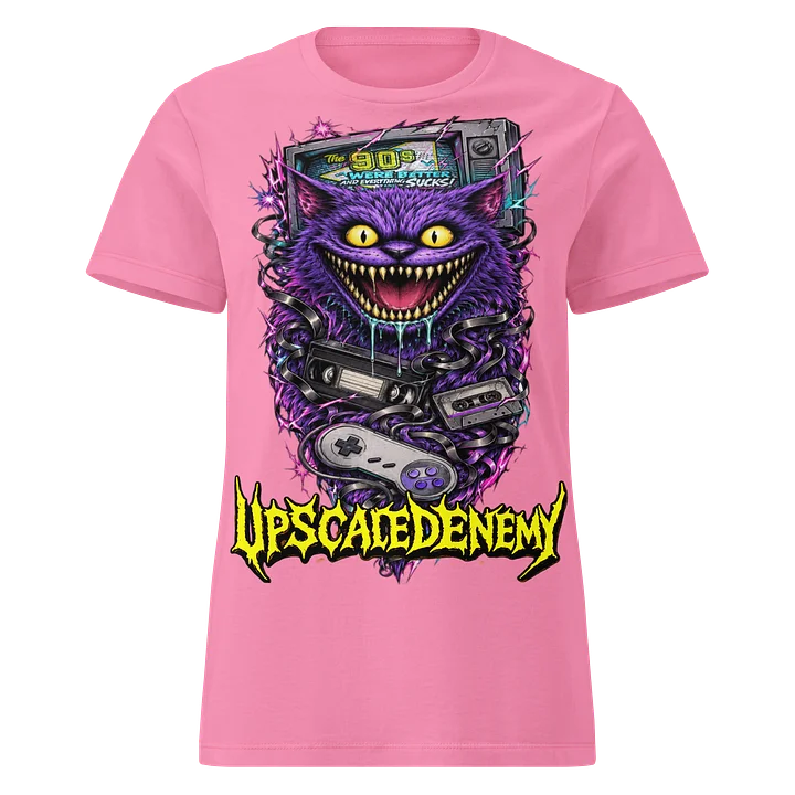 UE - Cheshy_Retro-Flash_Womens Soft-Style Tee_Pink product image (1)