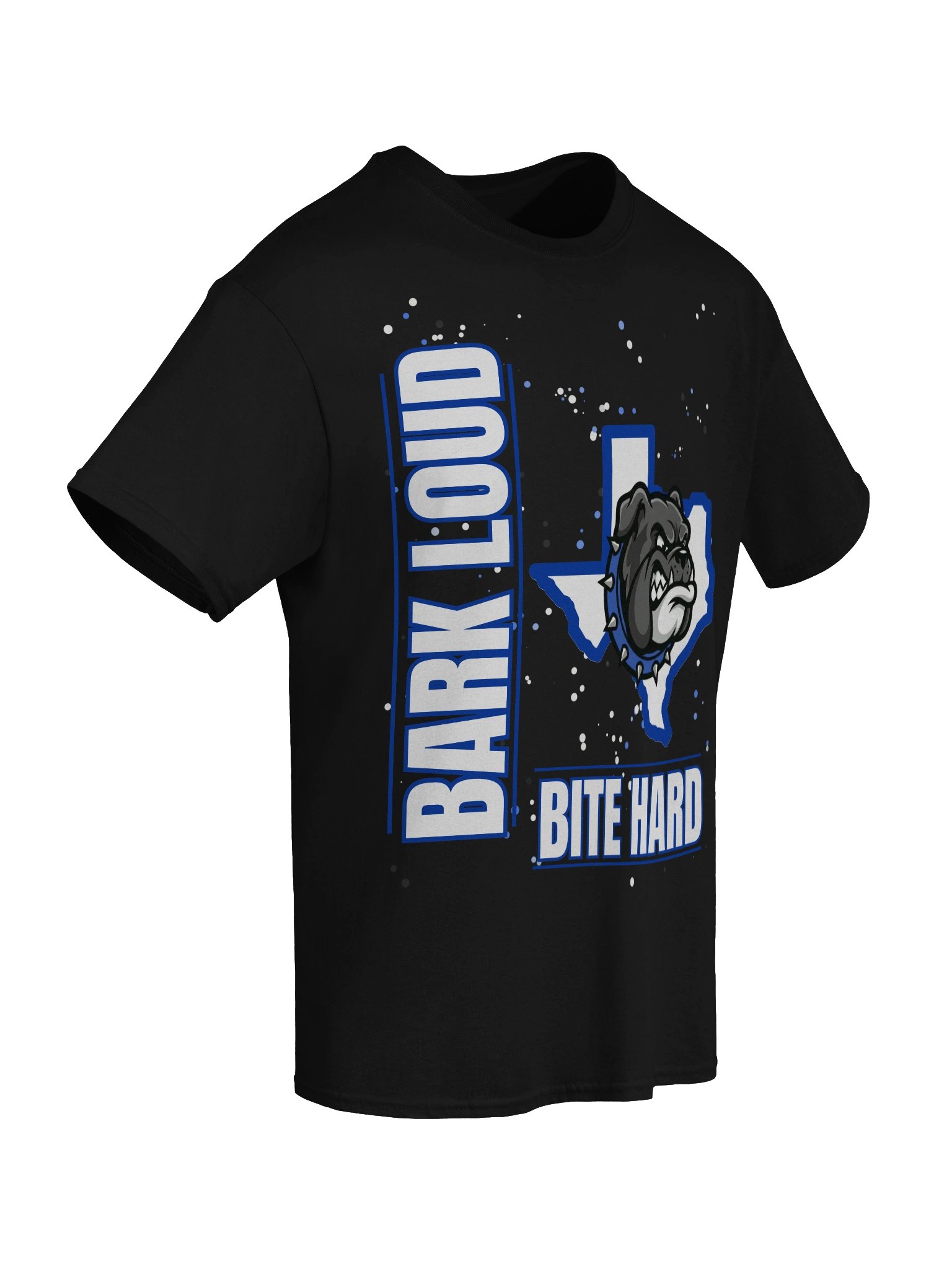Bark Loud Spirit Tee - Blue on White [READ DESCRIPTION FOR CUSTOMIZATION] product image (70)