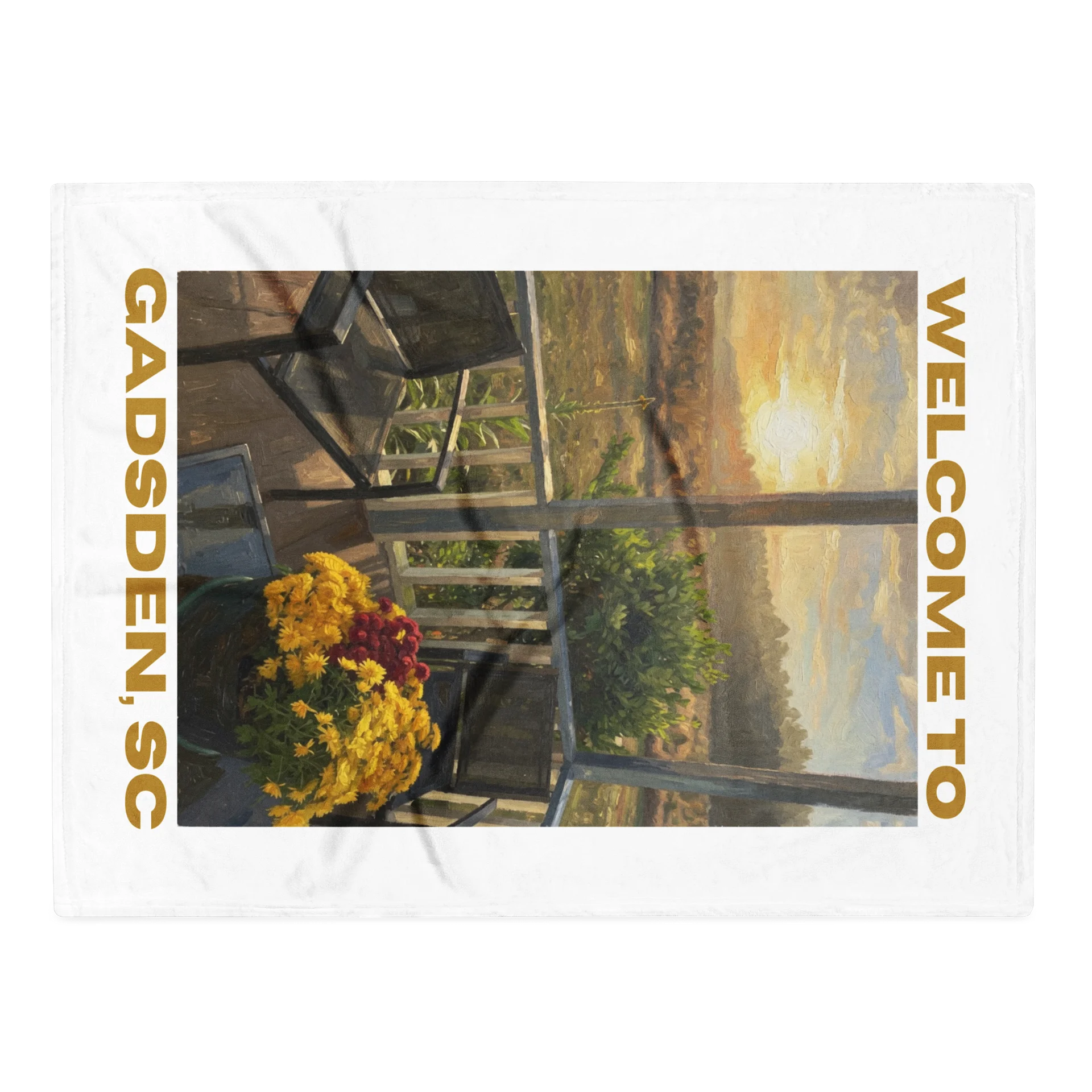 Welcome to Gadsden Sunset Porch Throw Blanket product image (2)