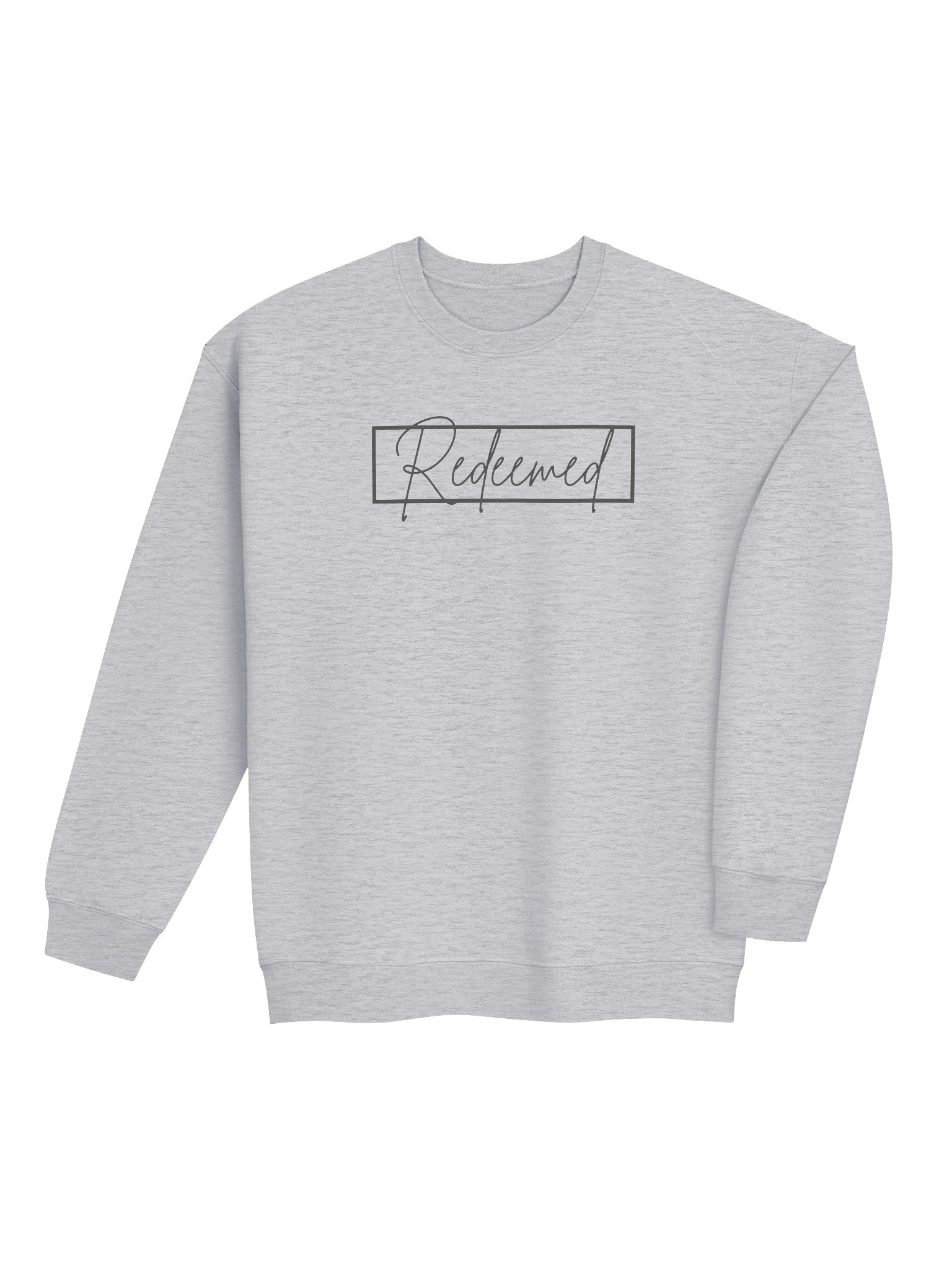 Redeemed Christian Sweatshirt – Faith-Based Graphic Crewneck | God and Grit Apparel product image (24)