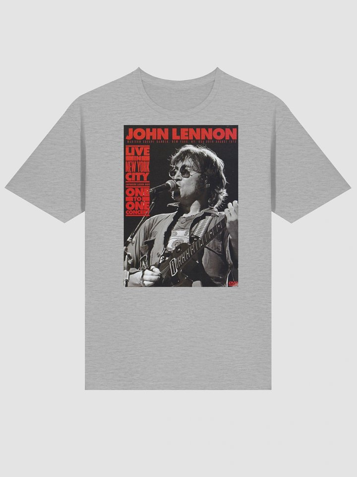 John Lennon Live in New York City T-Shirt | Vintage Rock Music Graphic Tee | Classic Black & White Concert Shirt product image (2)