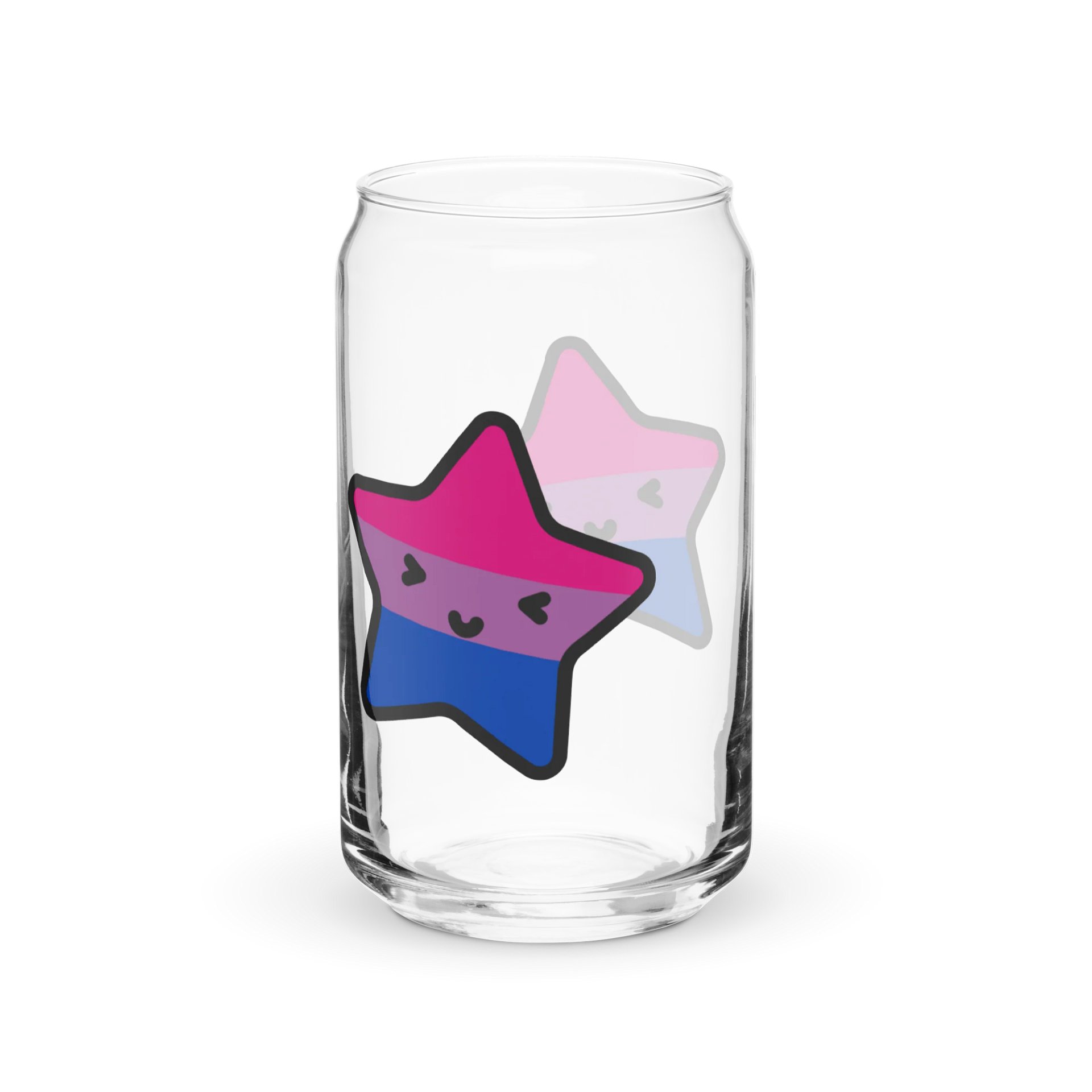 Can-shaped Lucy Bi Pride glass product image (3)