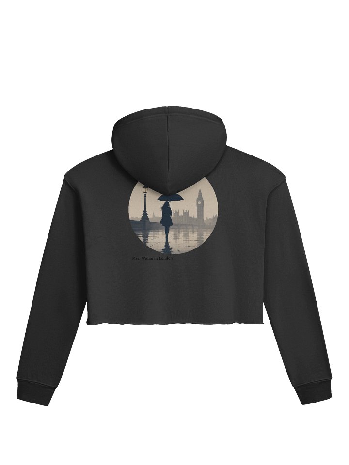 Bella+Canvas Fleece Crop Hoodie - Lone Girl Walker product image (2)