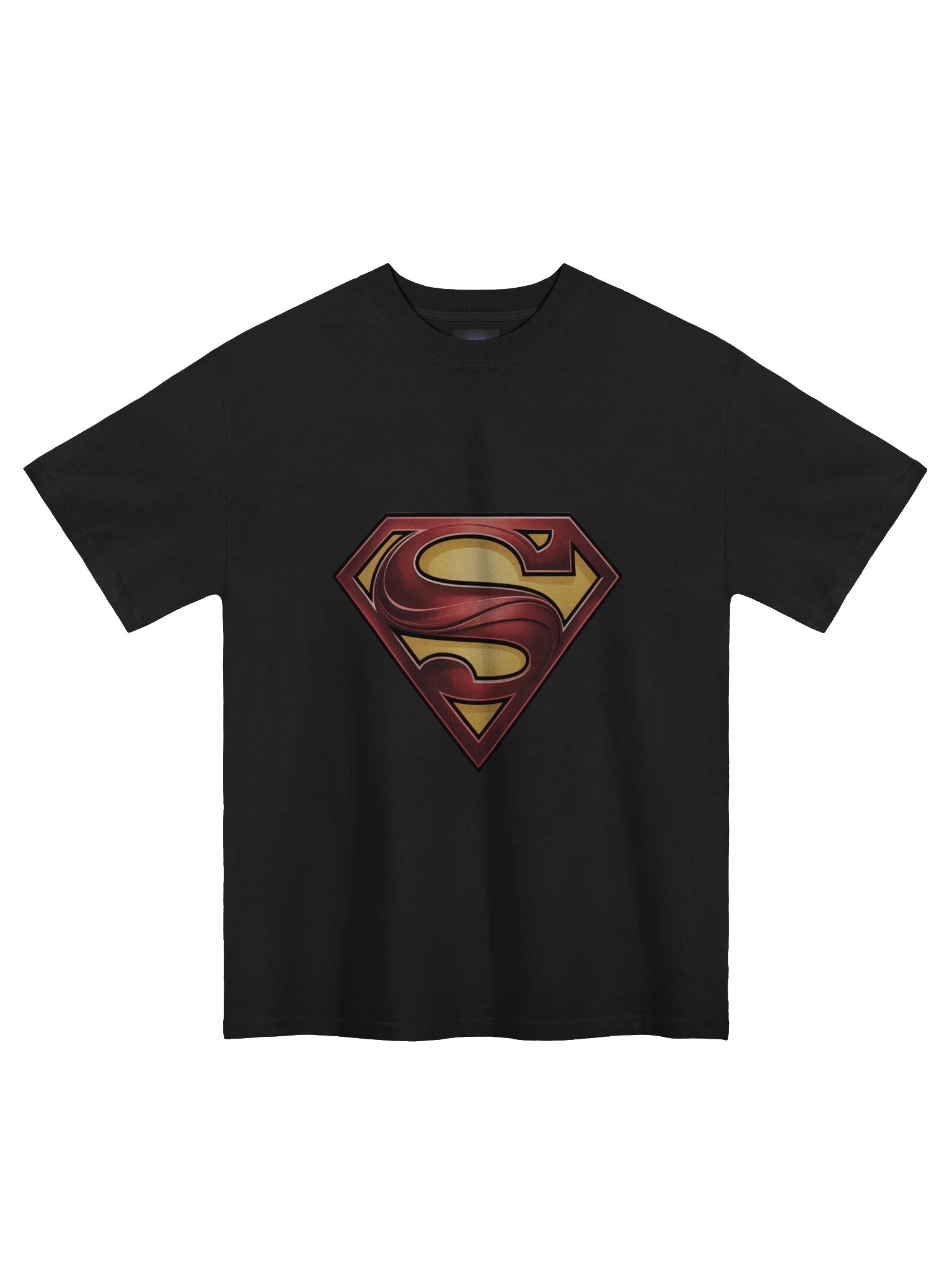 Superman Iconic Shield Oversized Faded T-Shirt product image (3)
