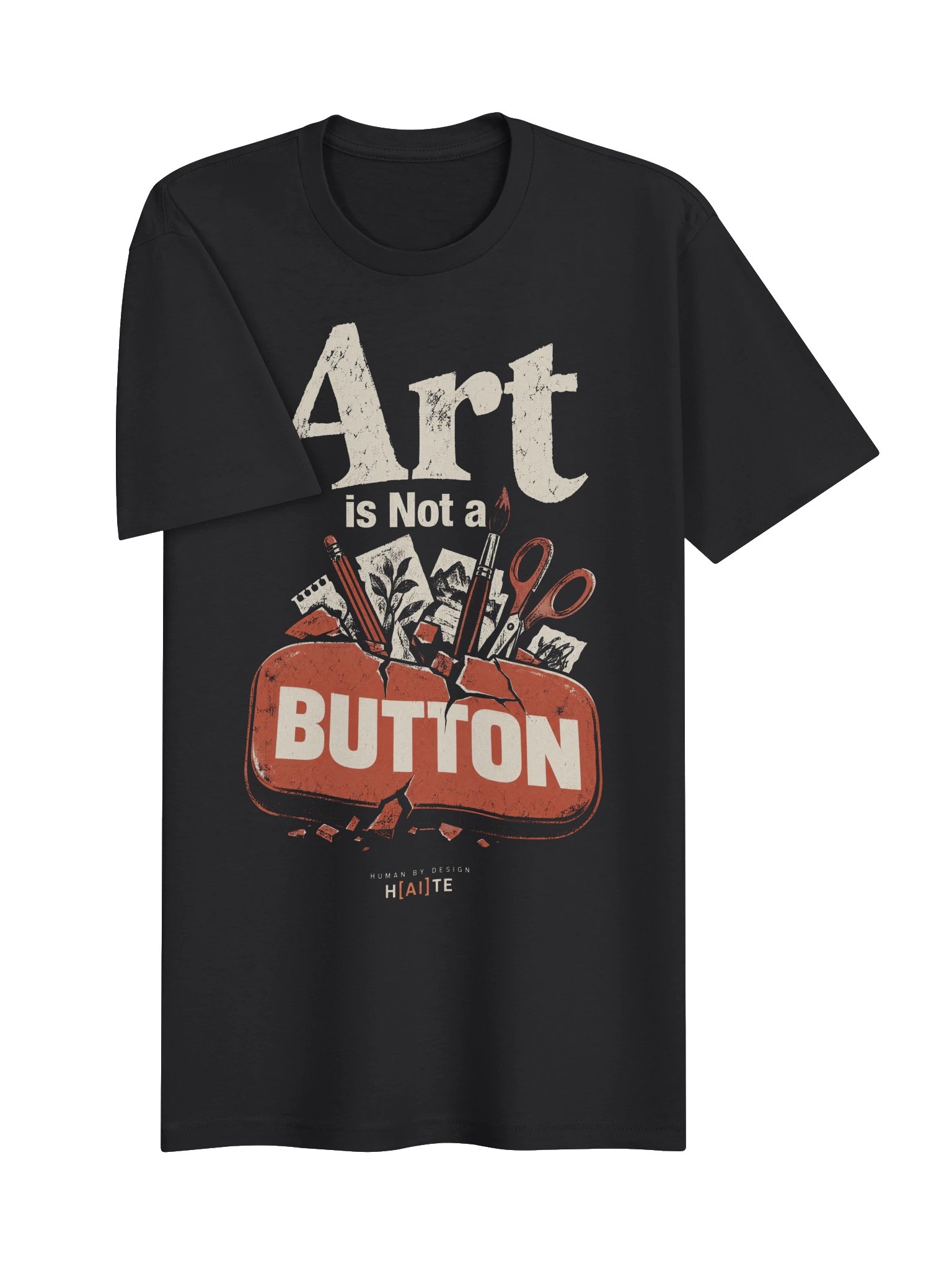 Art Is Not a Button: Broken Button | Everyday Tee product image (21)